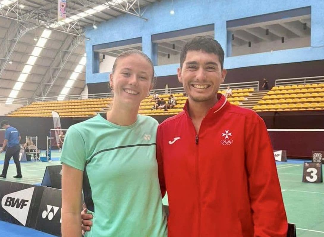 Maltese mixed‑doubles duo celebrate another international podium finish