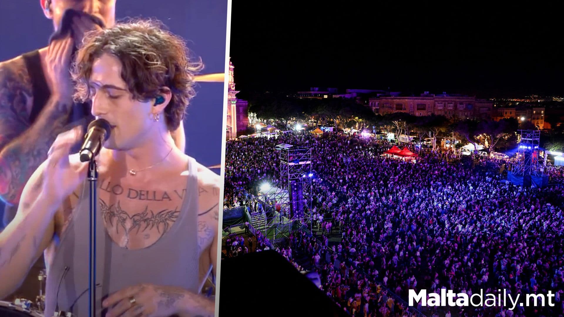 “This Place Is Beautiful” – Says Damiano David About Malta