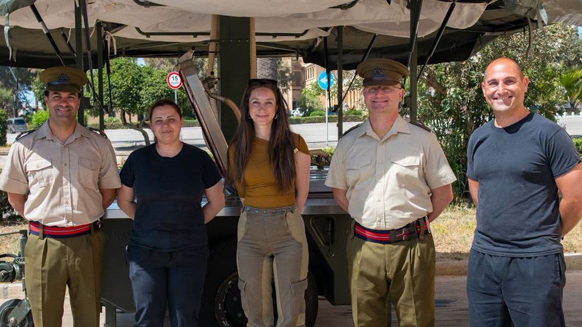 Chef Letizia Vella Visits Armed Forces Of Malta Barracks In Ħal Luqa
