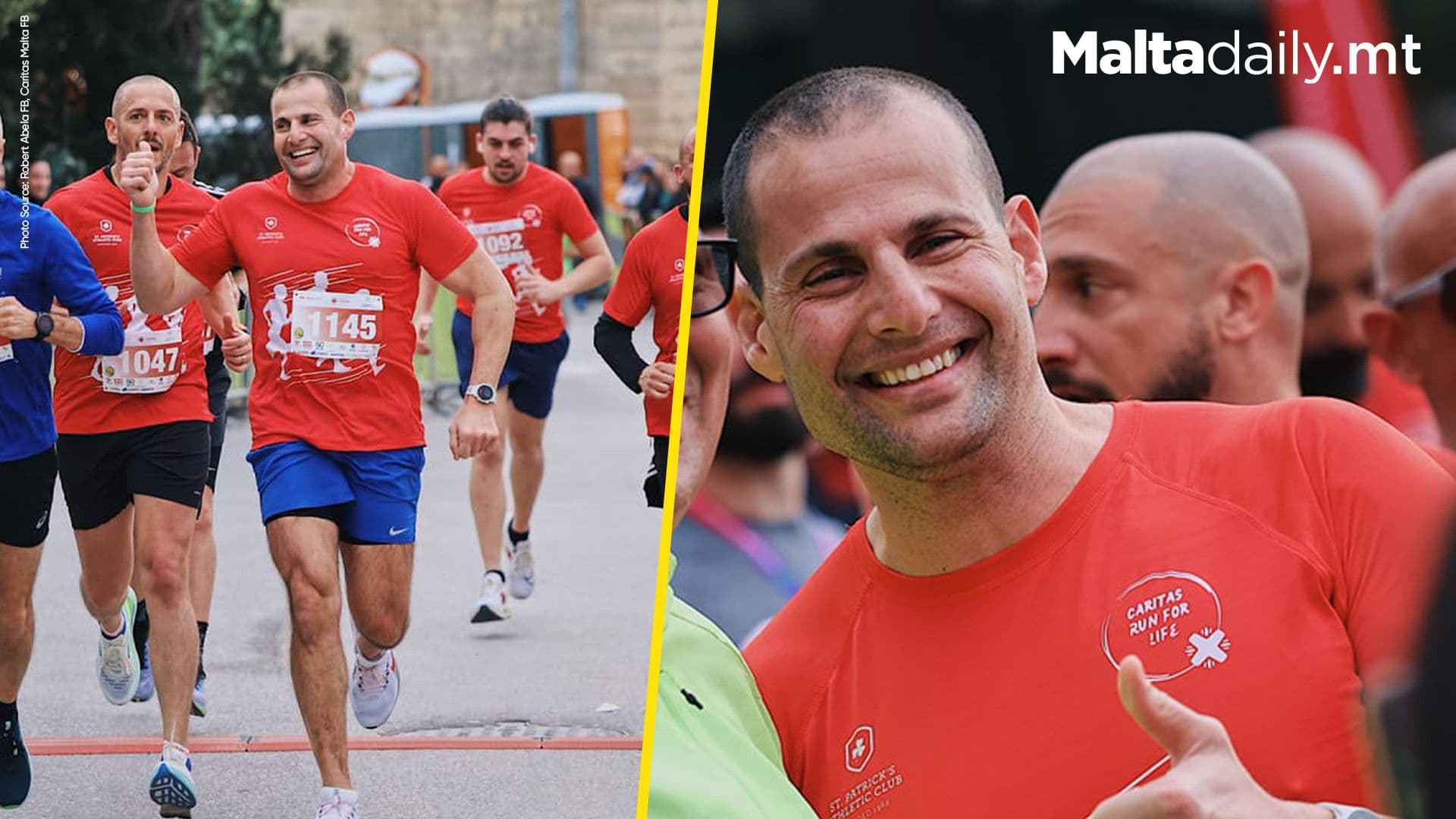 PM Robert Abela Takes Part In 10km Run For Caritas Run For Life Initiative