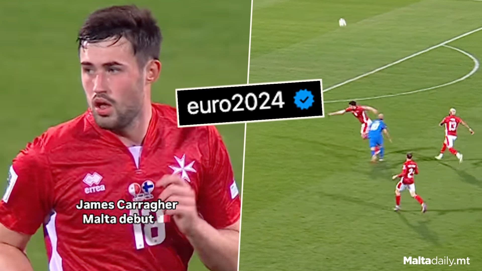 Official EURO IG Page Highlights Carragher Debut With Malta