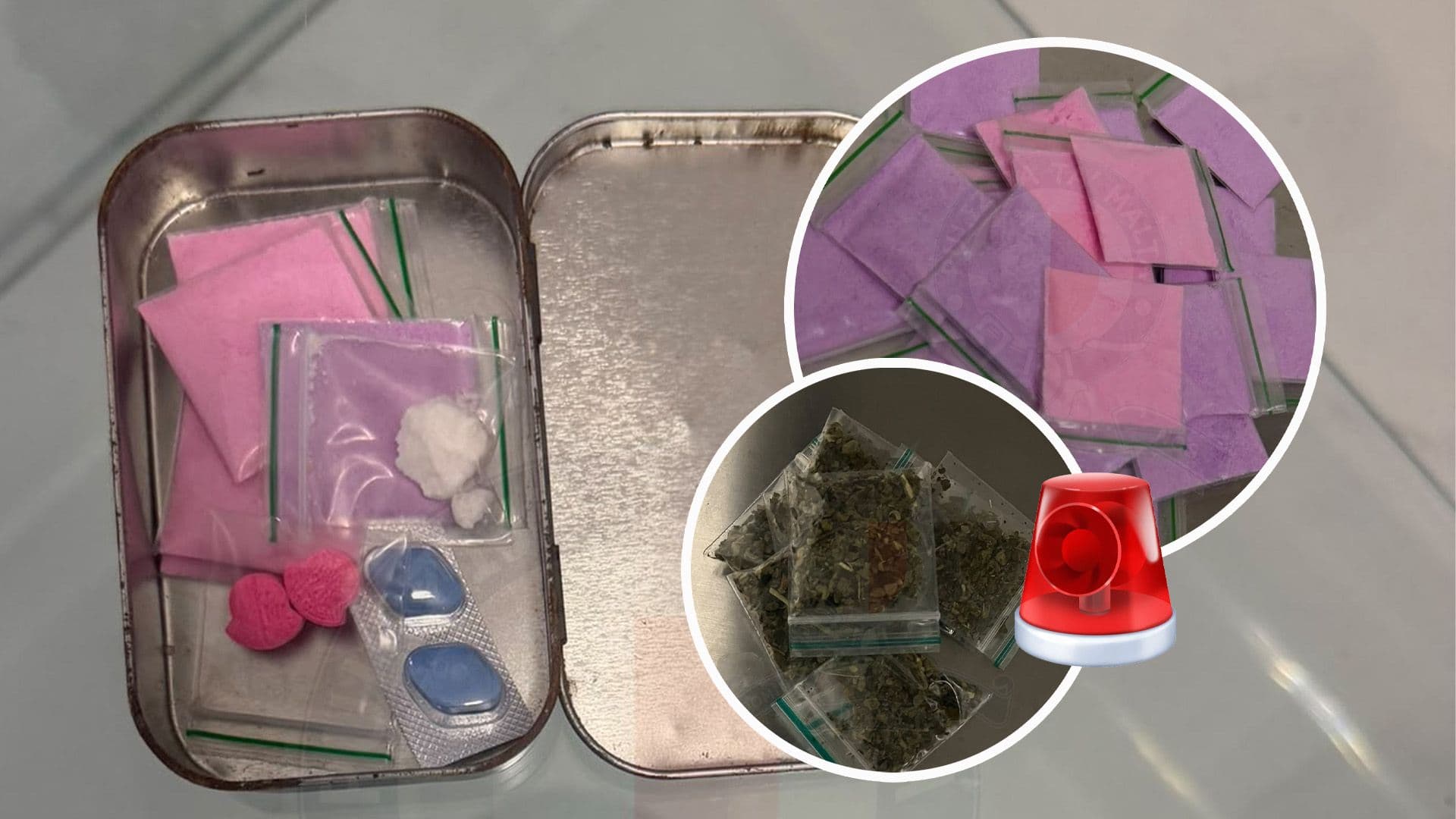 Cocaine, Heroin & Ecstasy Among Drugs Found In Two Separate Drug Busts