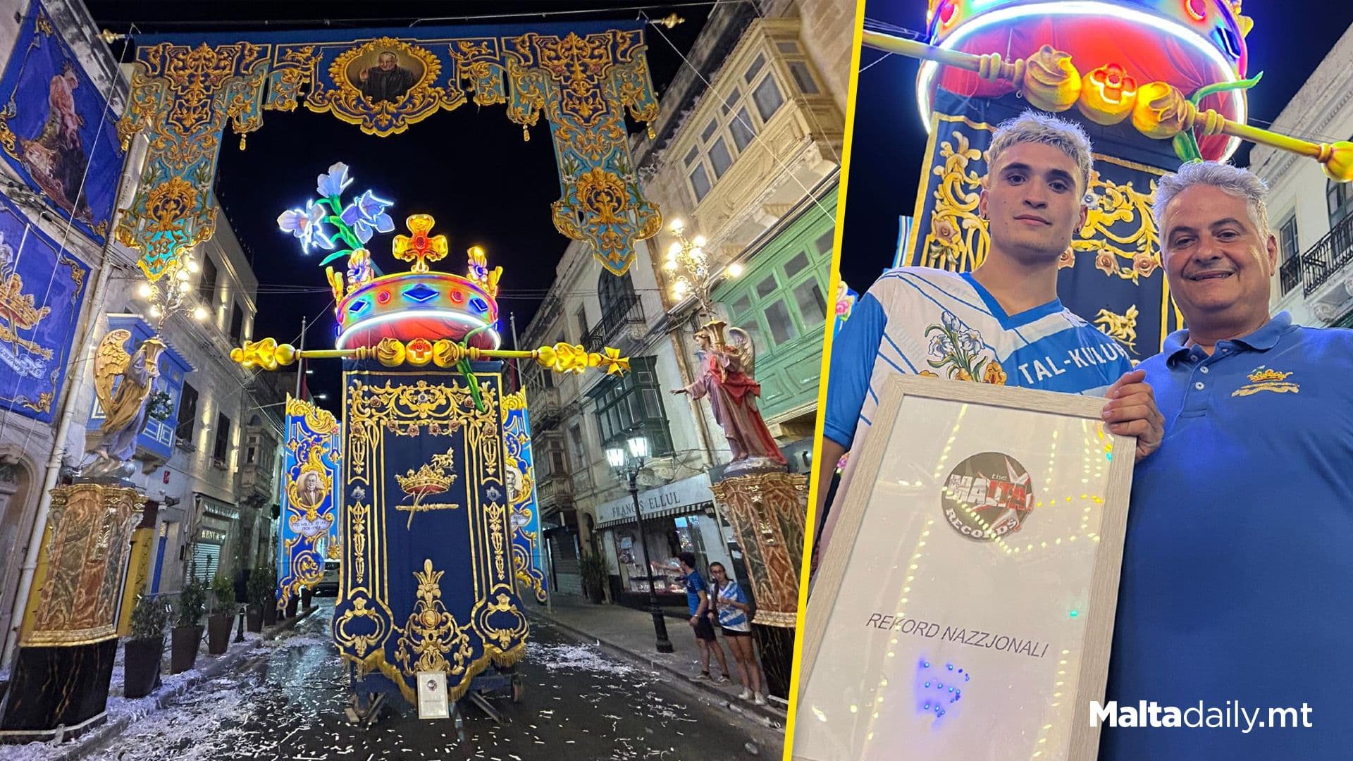 Soċjetà Mużikali San Ġużepp Ħamrun Emblem Sets National Record