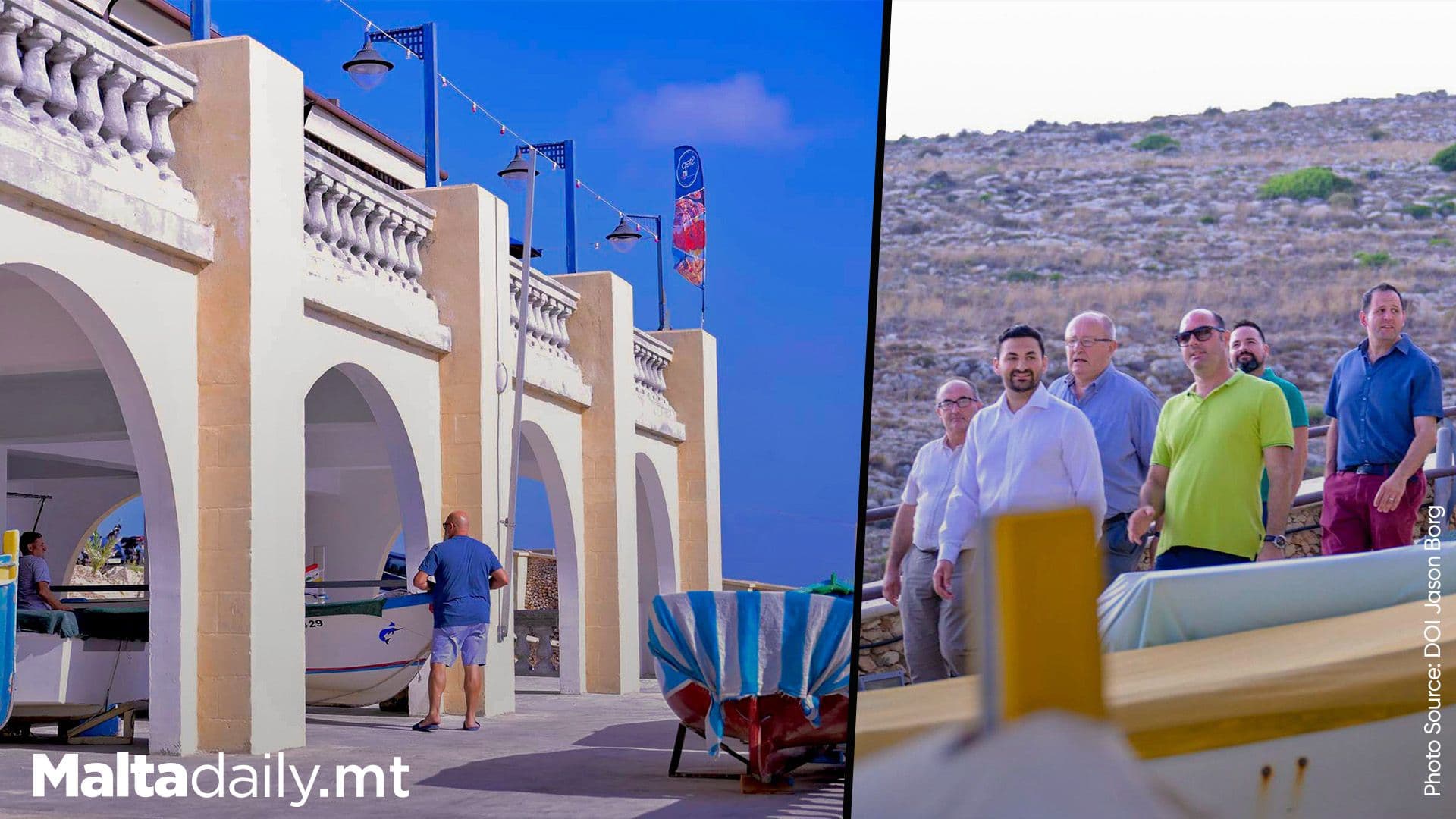 Boathouse Regeneration Project At Wied Iż-Żurrieq Completed