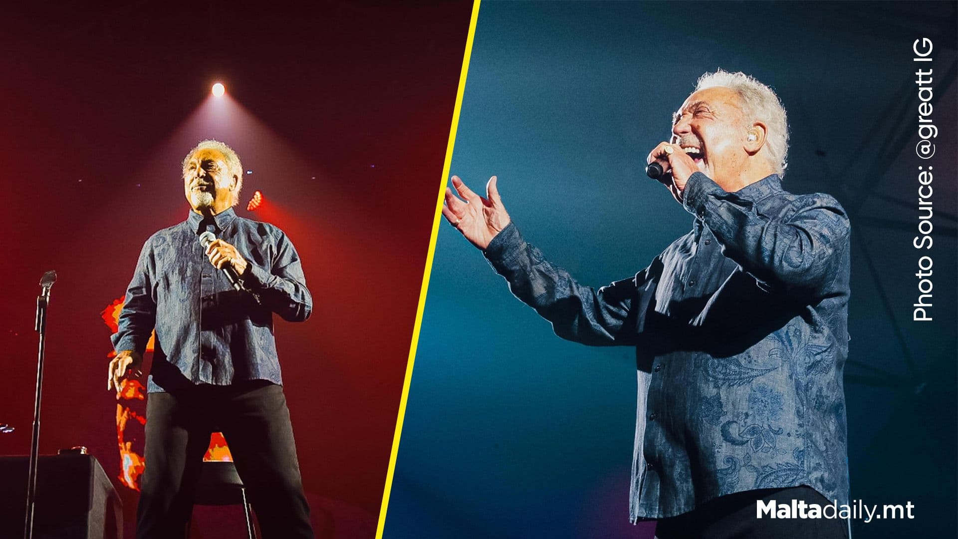 Tom Jones Delivers An Amazing Show In Malta