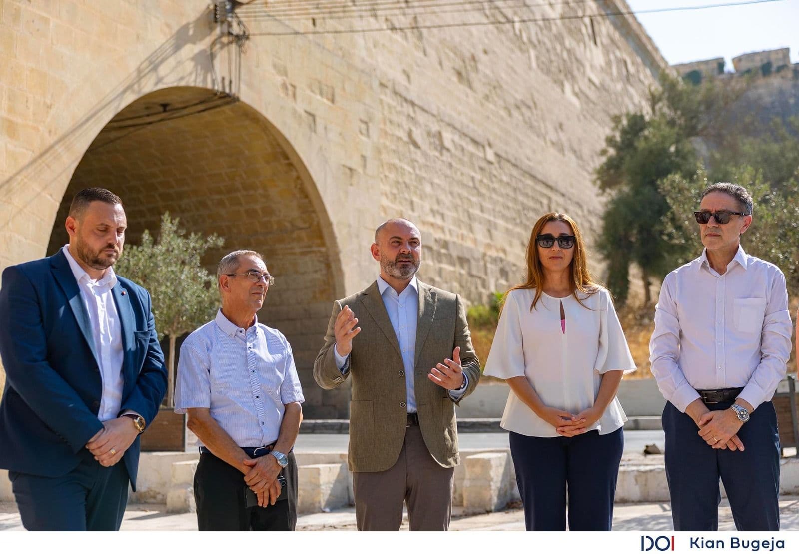 Restoration Completed On The Curtain Wall Of St Nicholas Dividing Bormla And Fgura