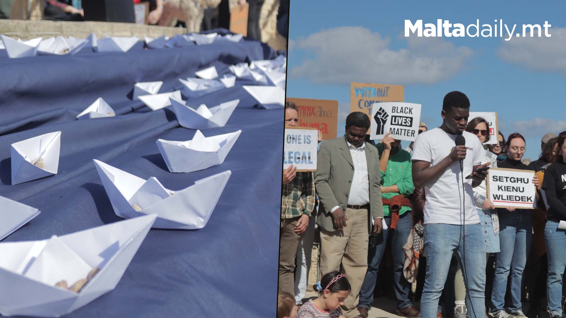 Protest To End Human Right Violations In Mediterranean Sea