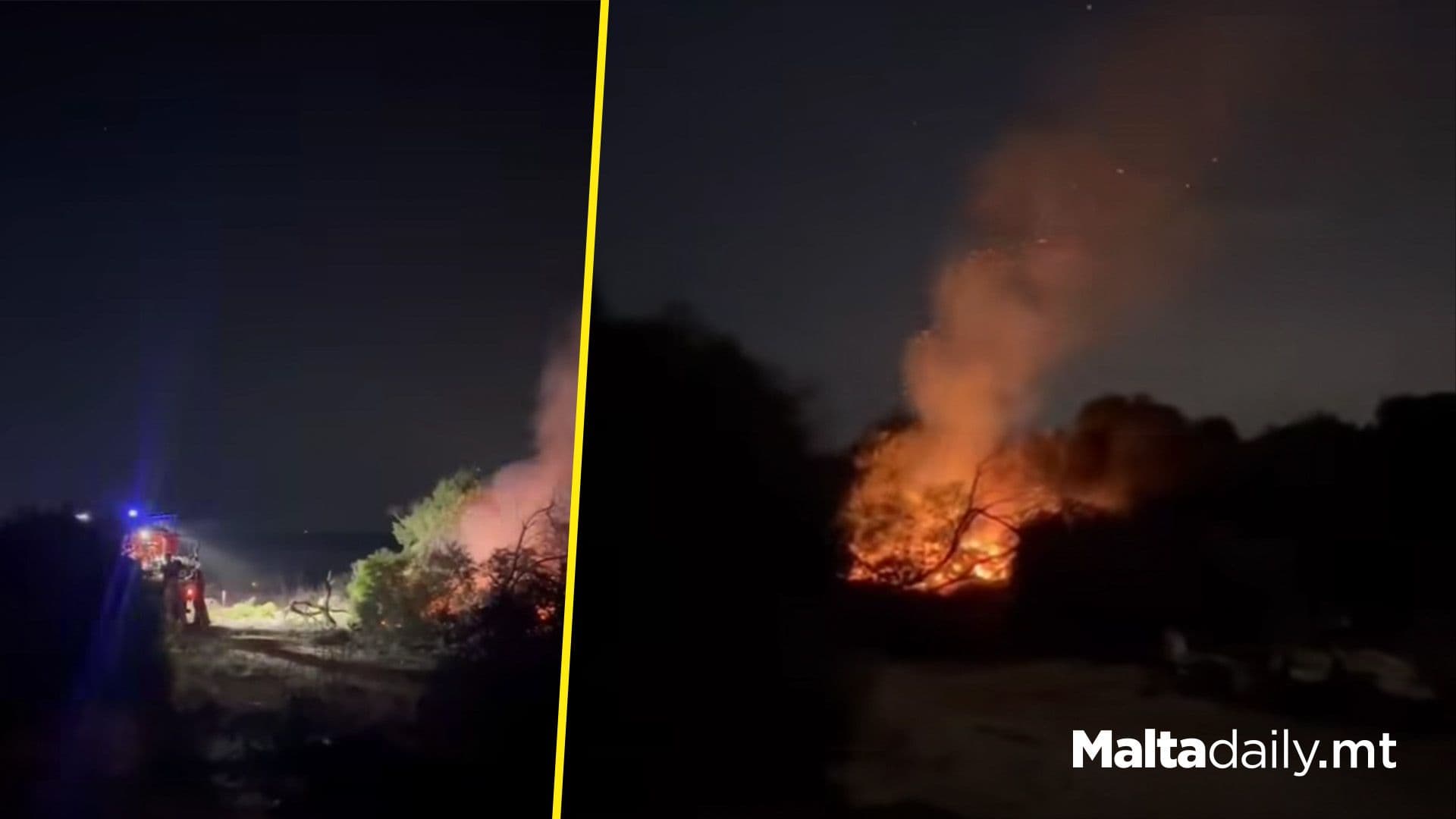 Two Fires Reported A tAħrax, Mellieħa