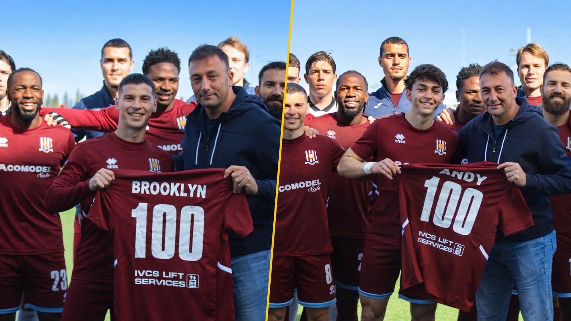 Brooklyn and Andy Borg Reach 100 Appearances for Gzira United