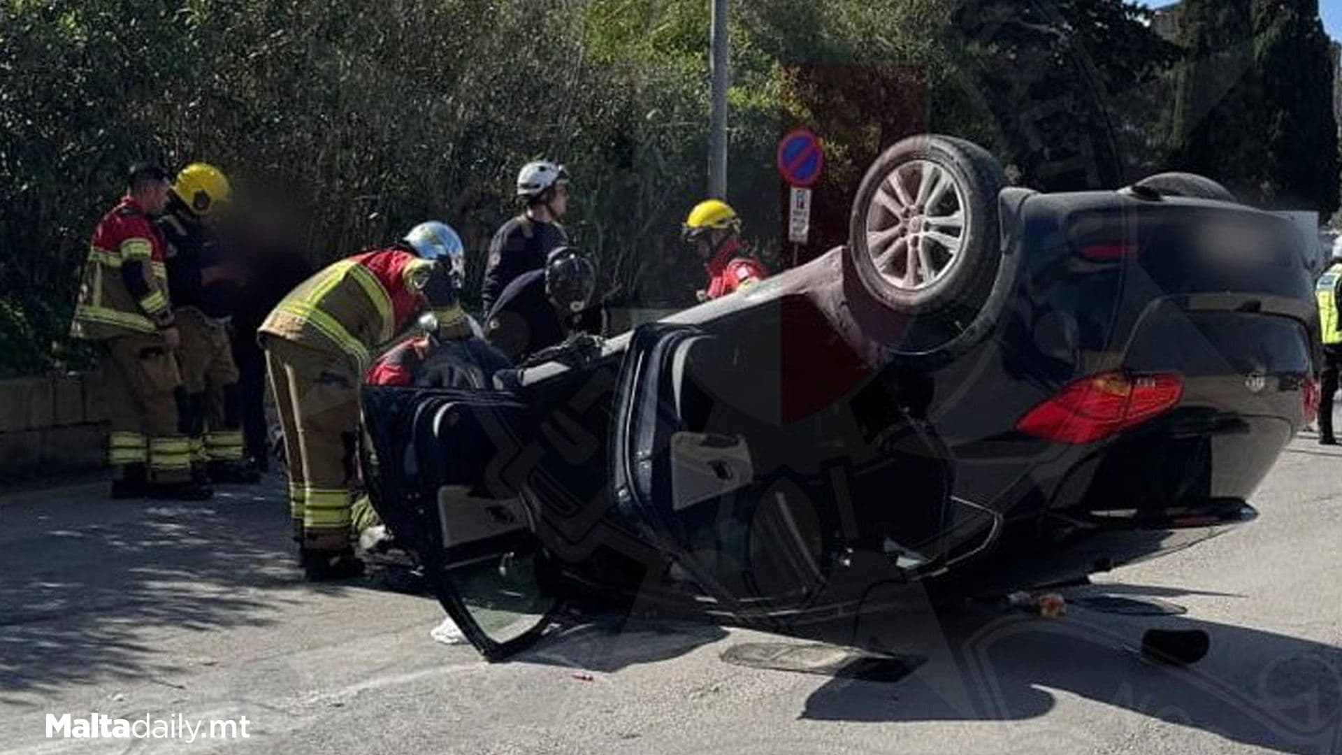 21 Year Old Man At Risk Of Dying After Car Overturns In Gozo
