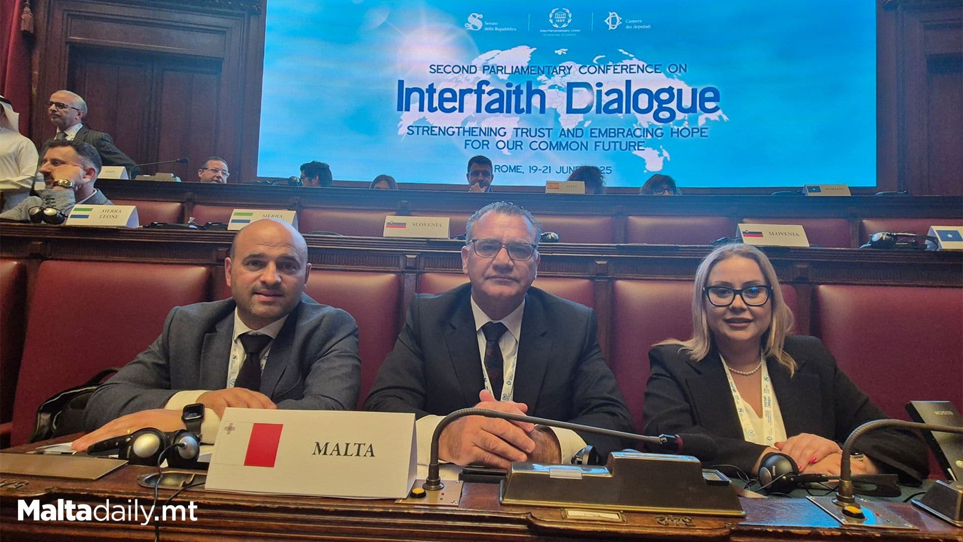 Maltese Parliamentary Delegation Participates In International Conference On Interfaith Dialogue In Rome