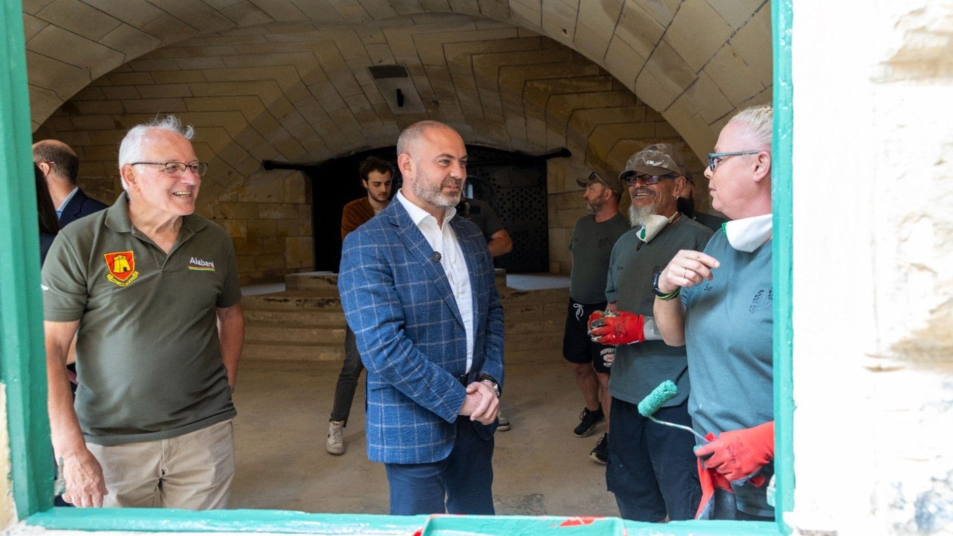 UK Veterans Return To Assist With Fort Delimara Restoration Works
