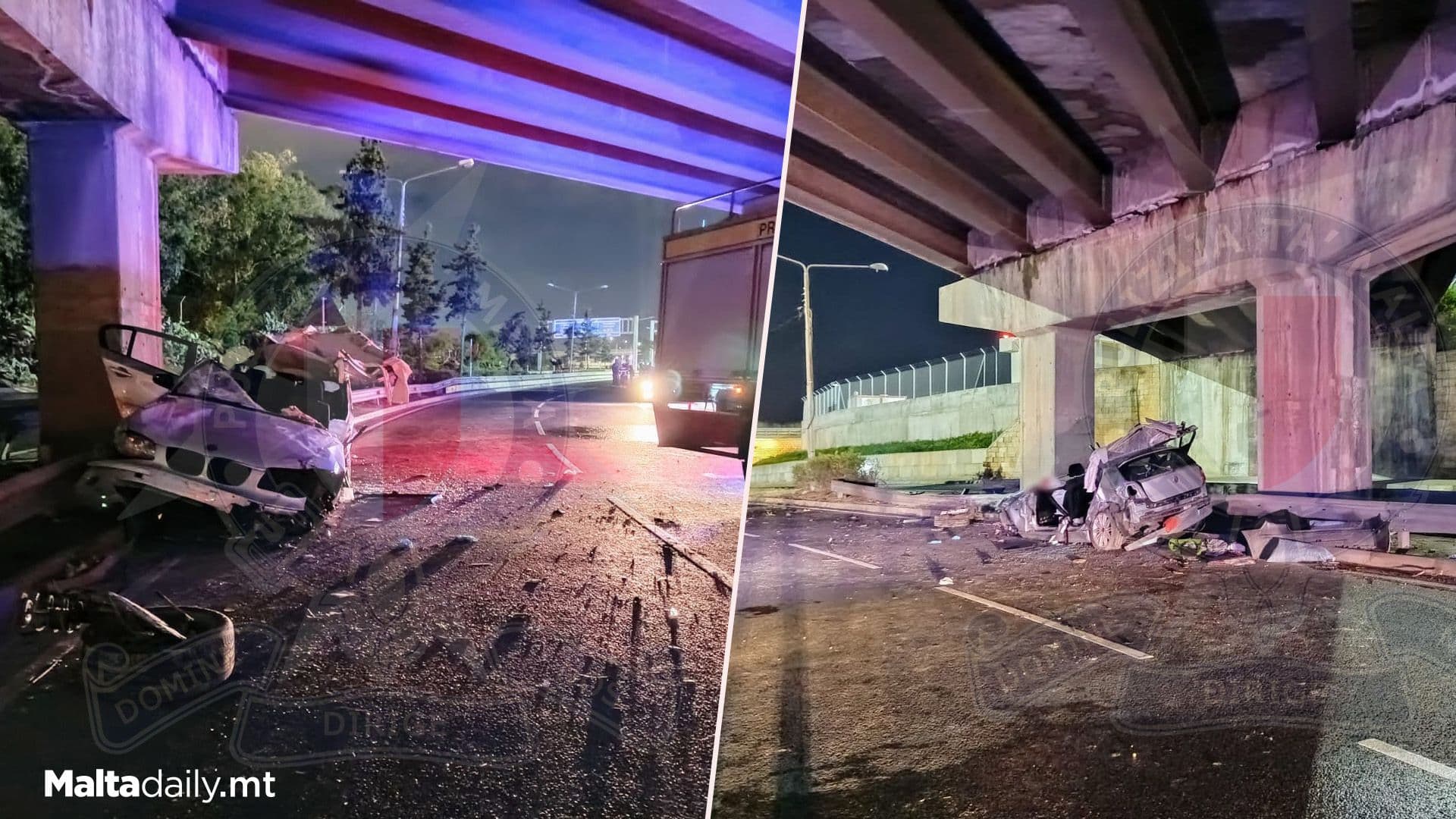 Police Release Official Photos Of Monday Kirkop Crash