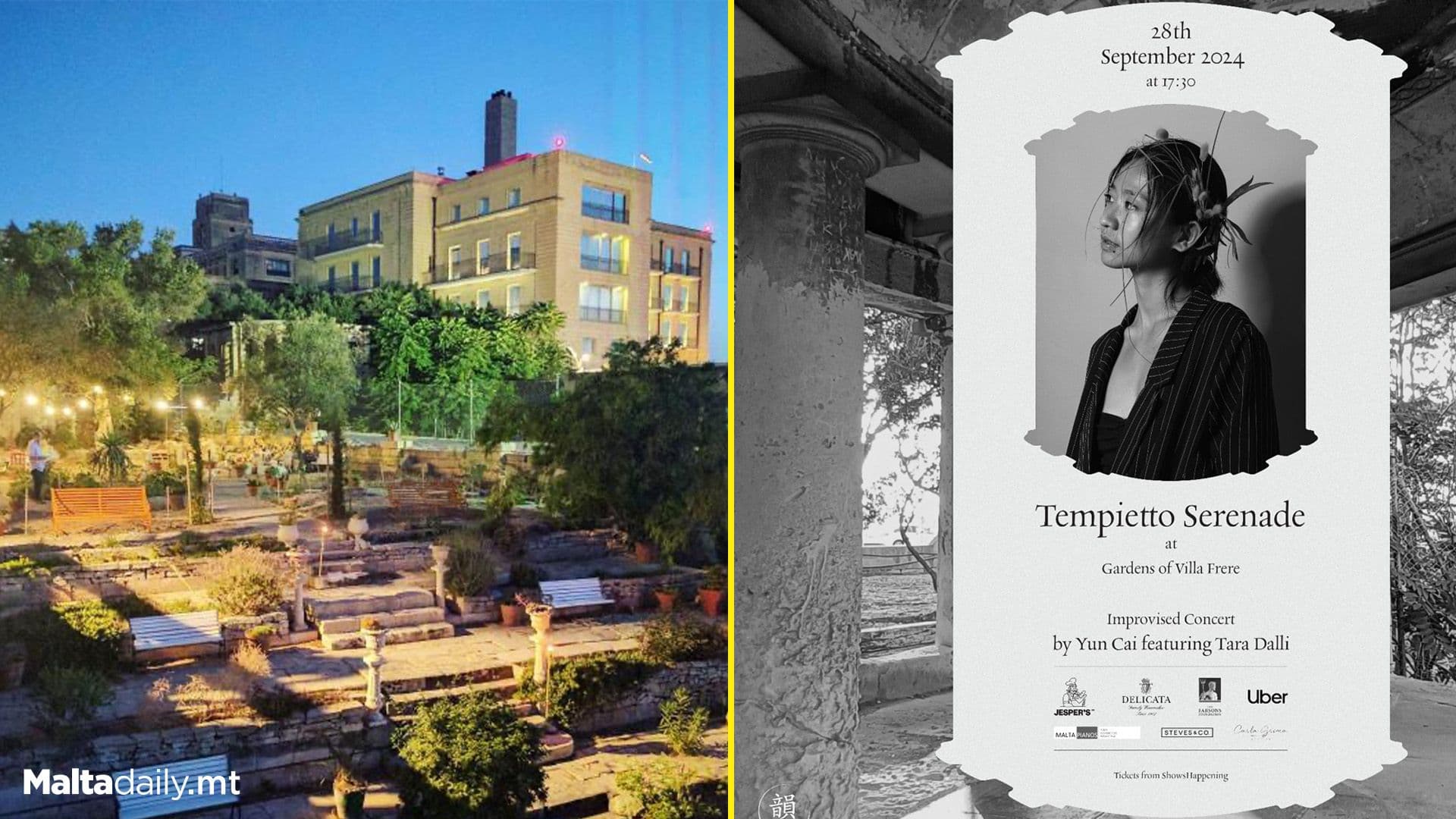 Magical Tempietto Serenade: Neo-Classical Concert at Villa Frere