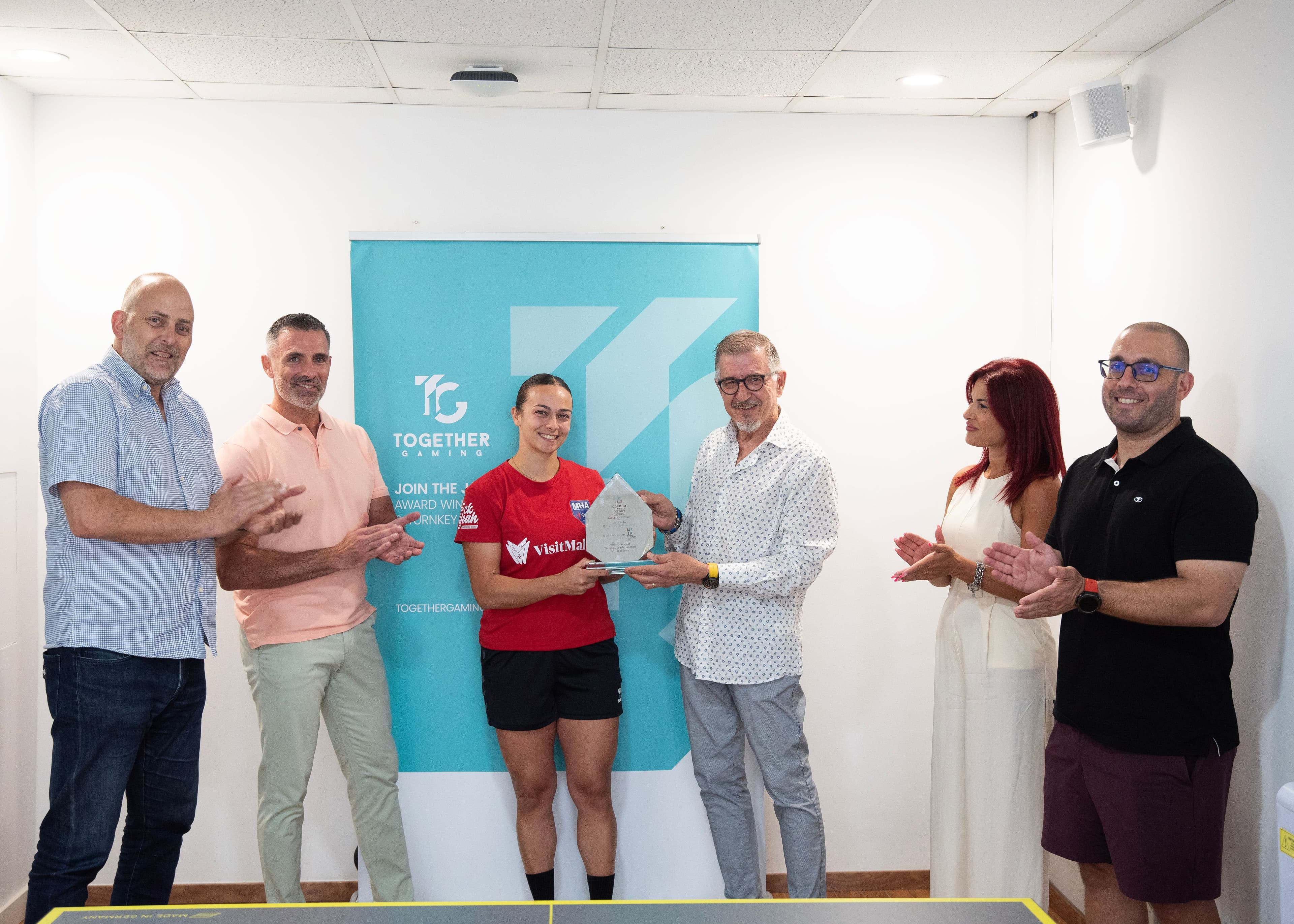 Malta Women’s Beach Handball Team Honoured with Fair Play Award