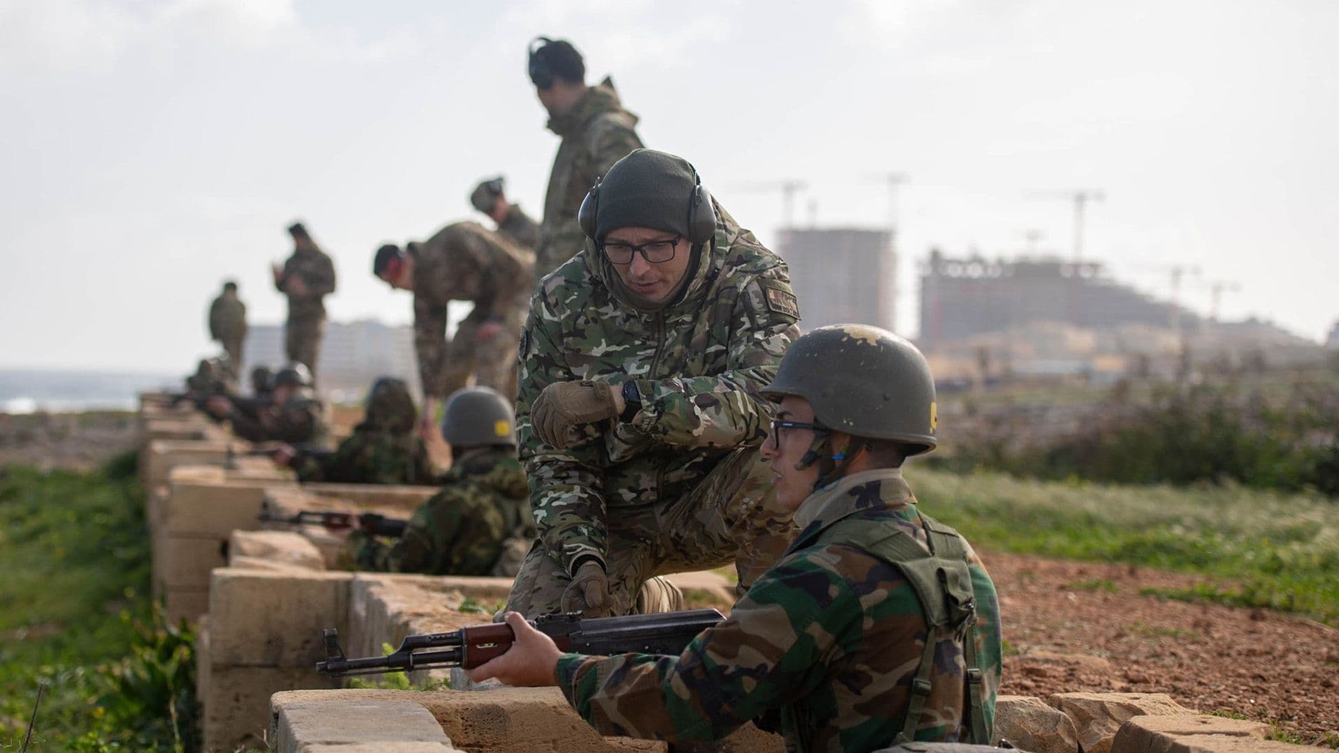 New Recruits Train With Live Weapons For First Time