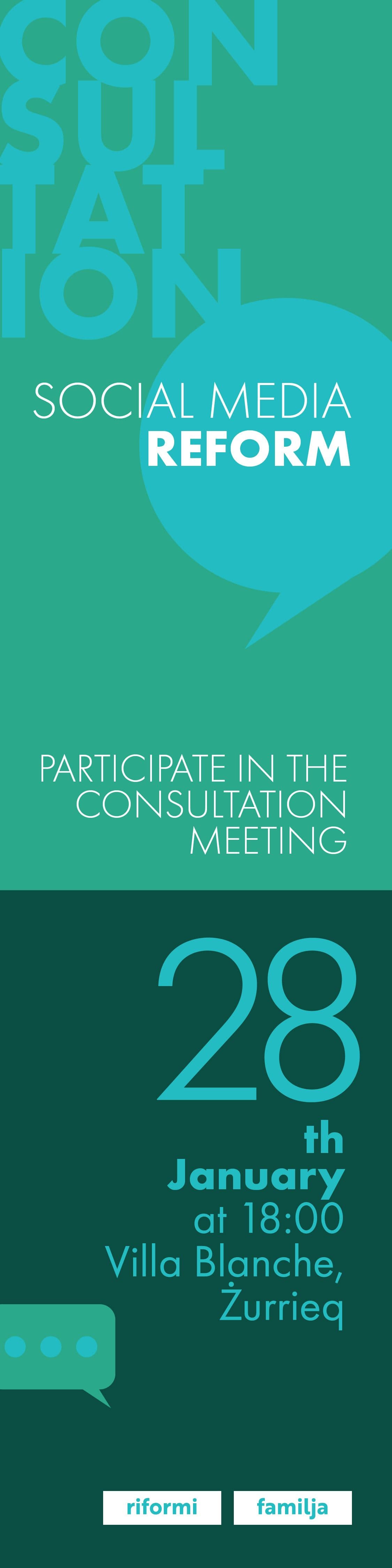 Social Media Reform Advertisement