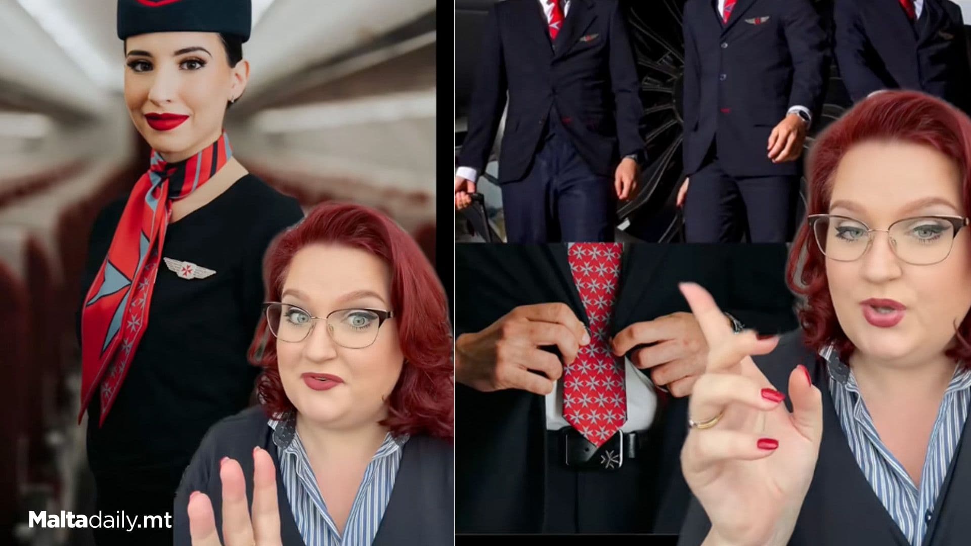 TikTok Praises Charles & Ron’s KM Malta Airlines Outfit