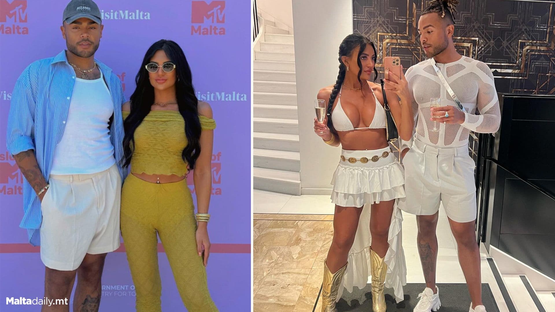 Abbie Holborn and Nathan Henry Spotted in Malta