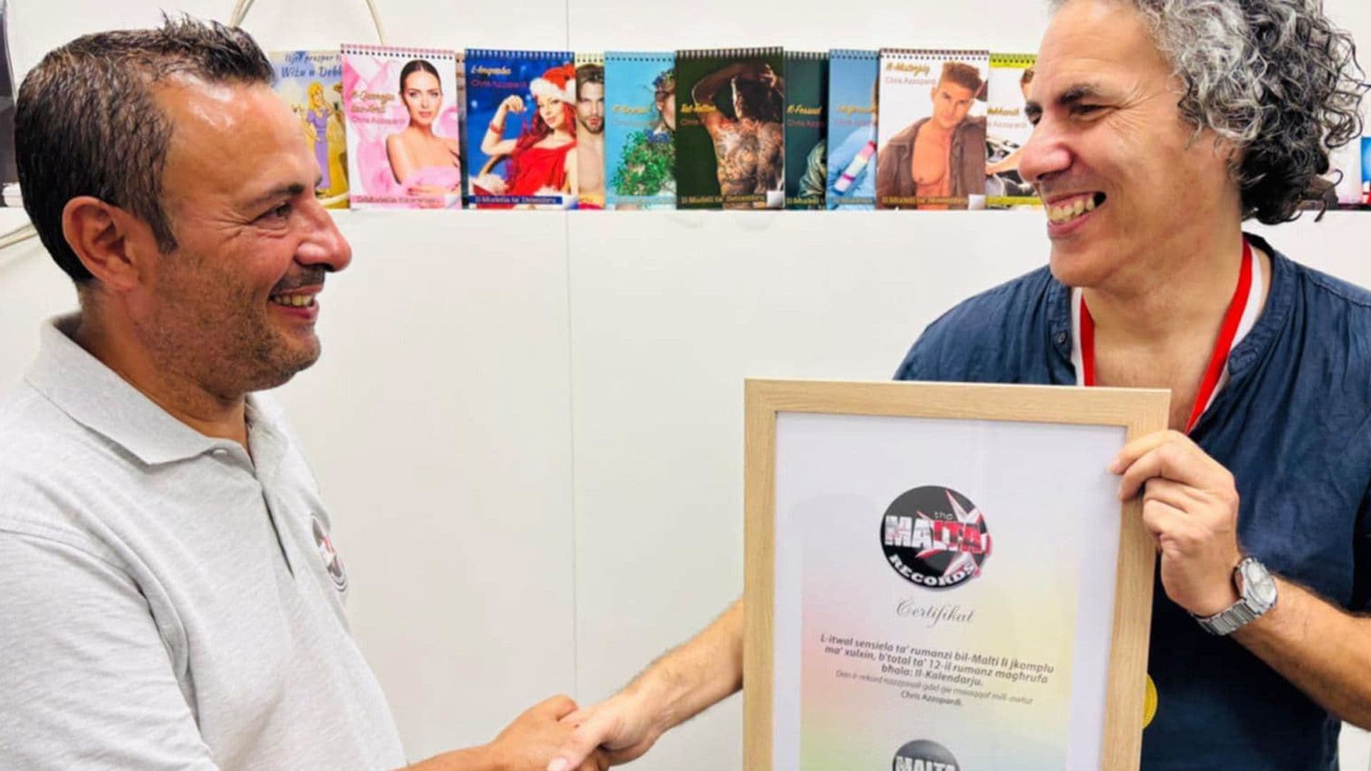Maltese Author Breaks Local Record For Longest Book Series ‘Il-Kalendarju’