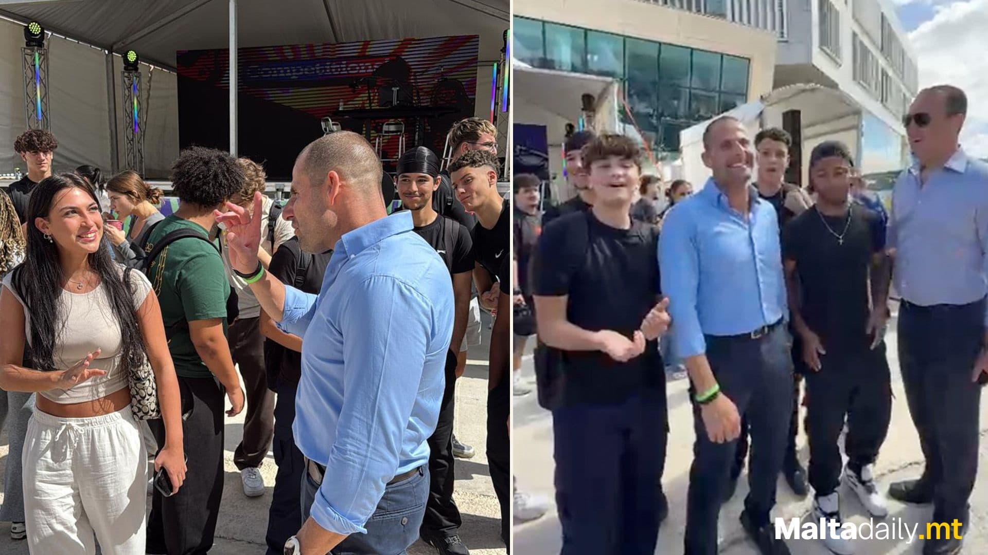 Prime Minister Visits Students At MCAST Fresher’s Week