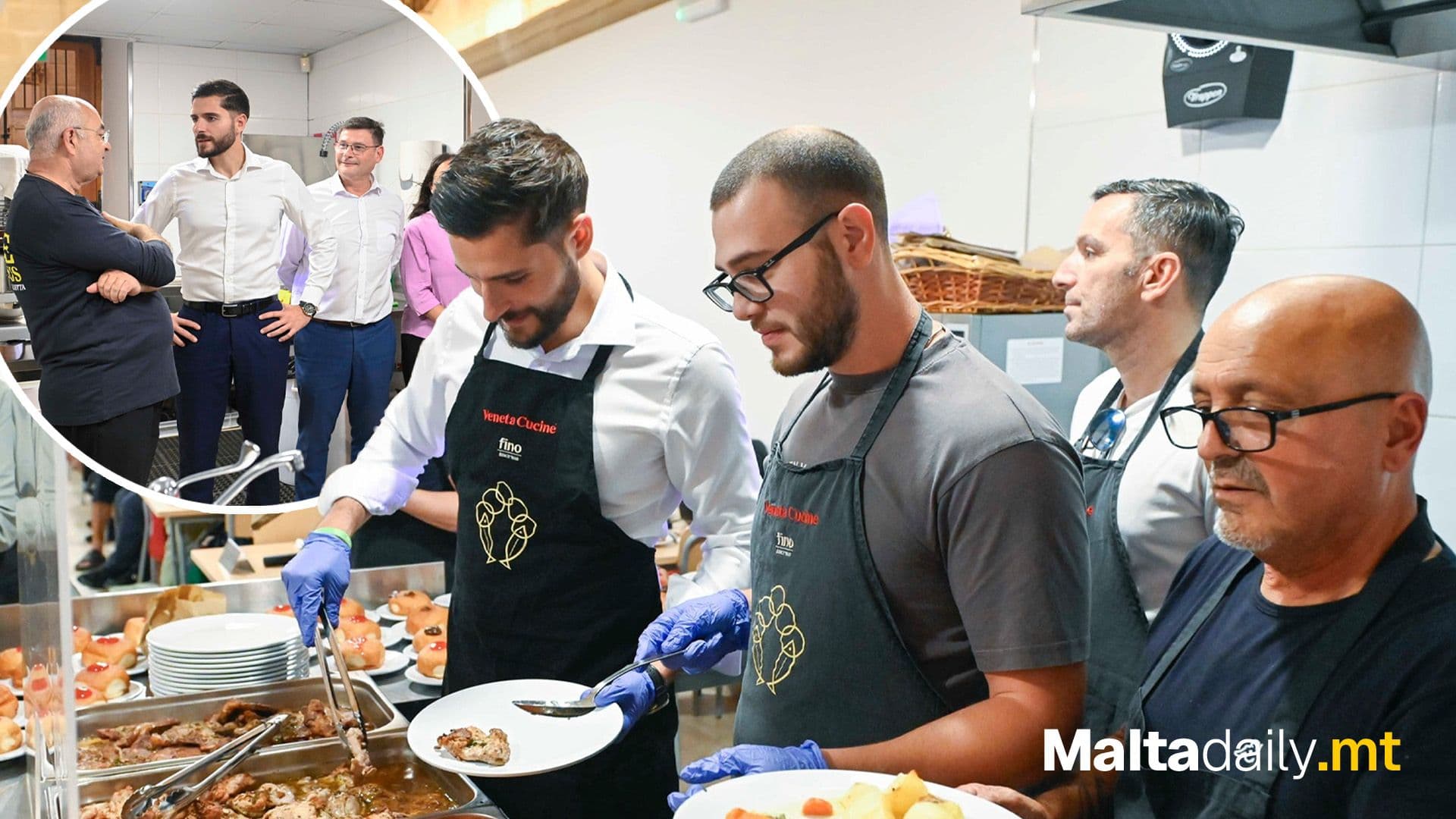 Nationalist Party Leader Alex Borg Visits Valletta Soup Kitchen