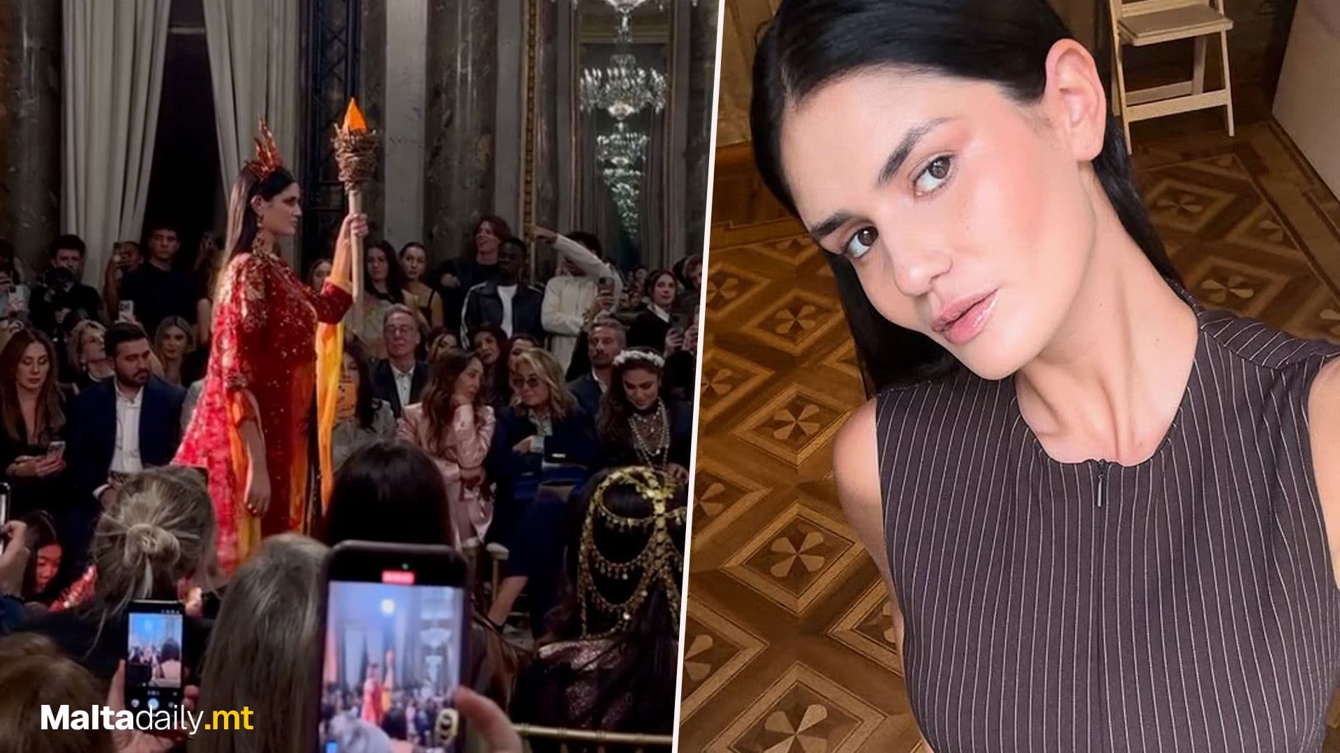 Maltese Giulia Bartolo Stuns Again At Milan Fashion Week