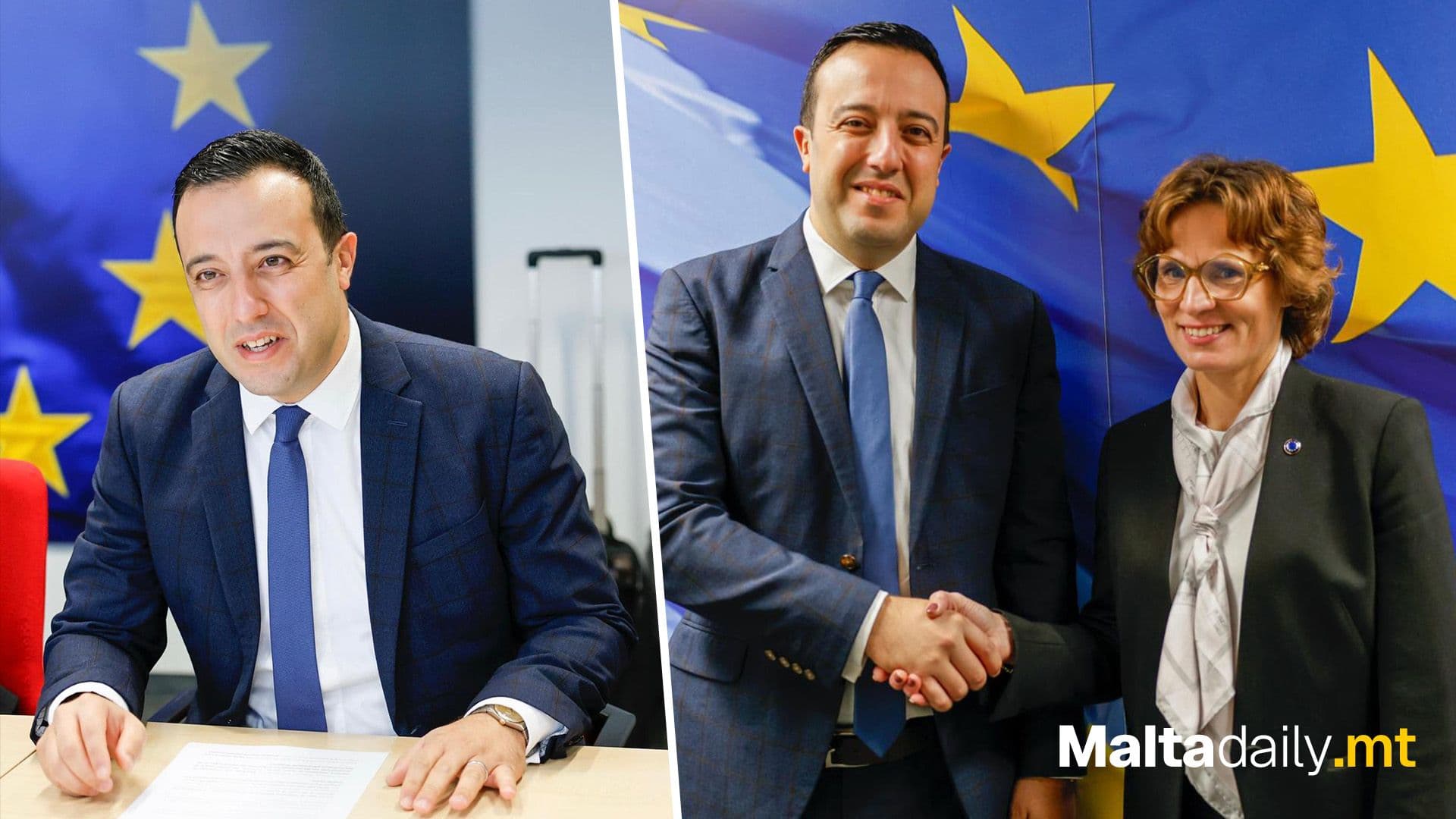 Minister Camilleri Meets EU Commissioner Roswall To Discuss Research Derogation On Seven Songbird Species in Malta