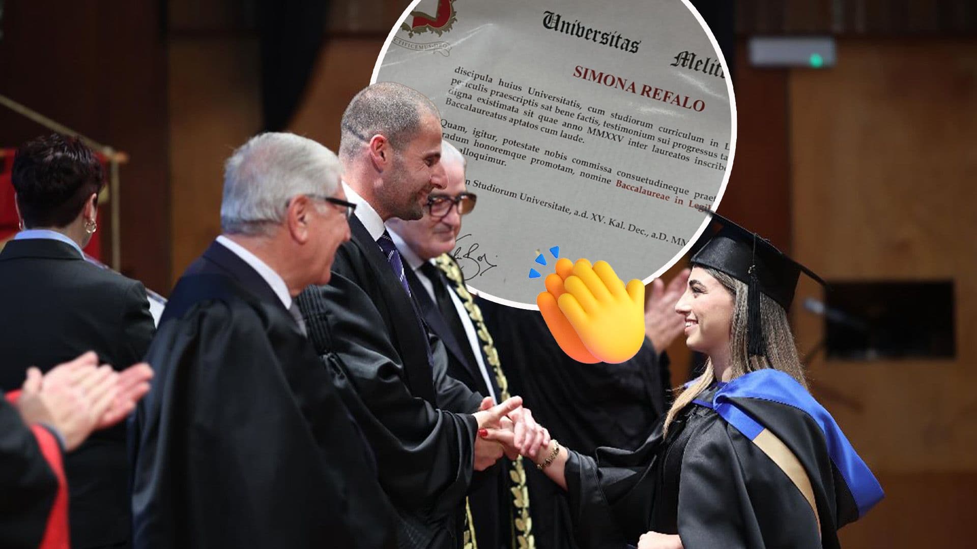 Xewkija Mayor Simona Refalo Graduates As A Lawyer