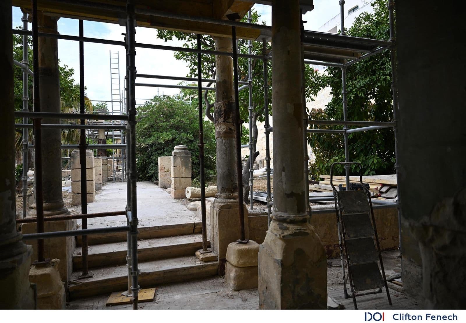 Restoration Works Begin At Villa Guardamangia