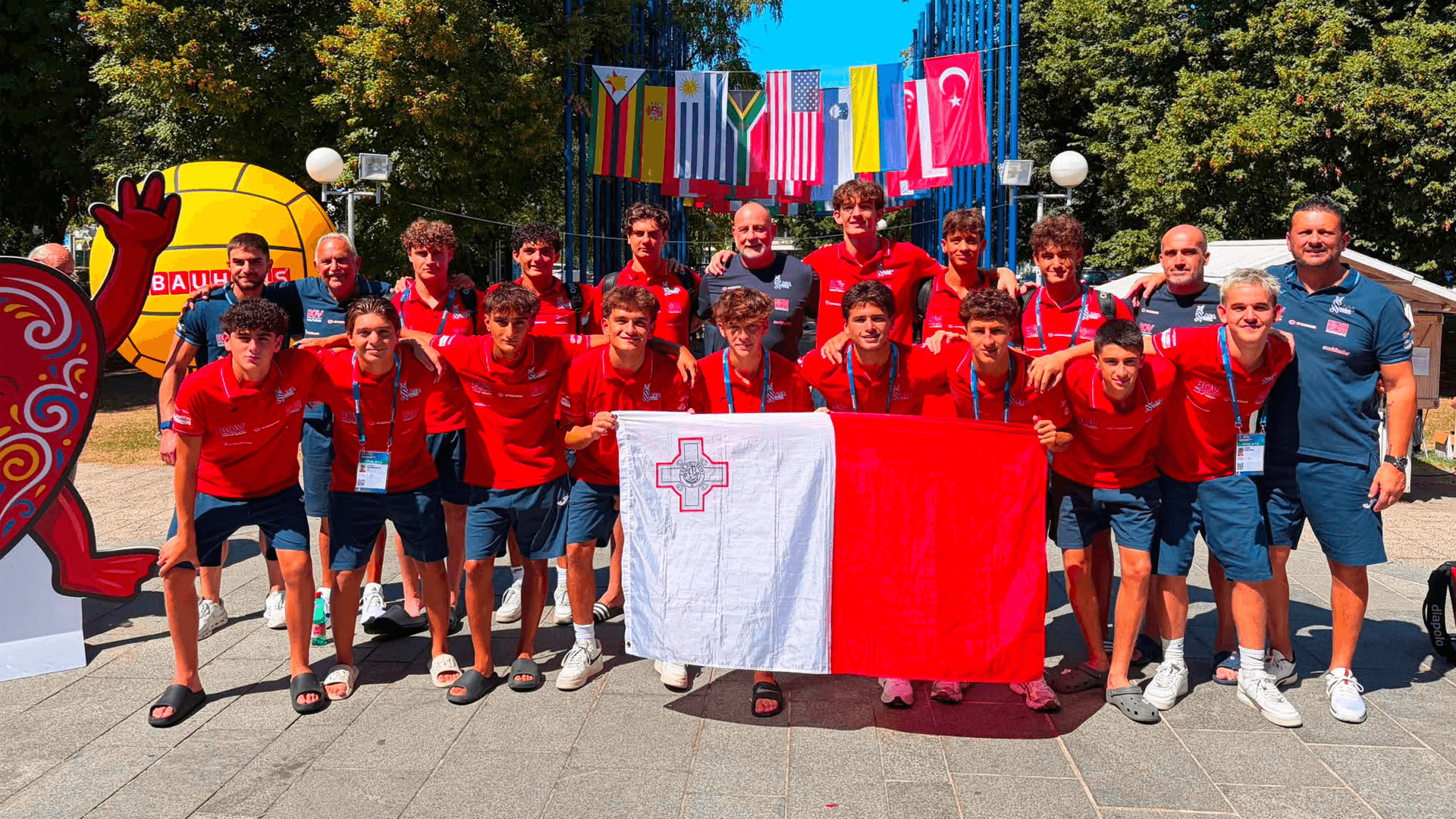 Byron Camilleri Congratulates Malta U16 Waterpolo Team For Historic 11th Place Finish