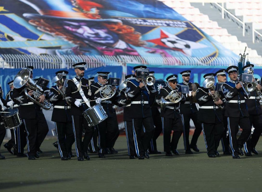 MALTA POLICE BAND PERFORMS AT WOMEN’S JUBILEE CUP FINAL