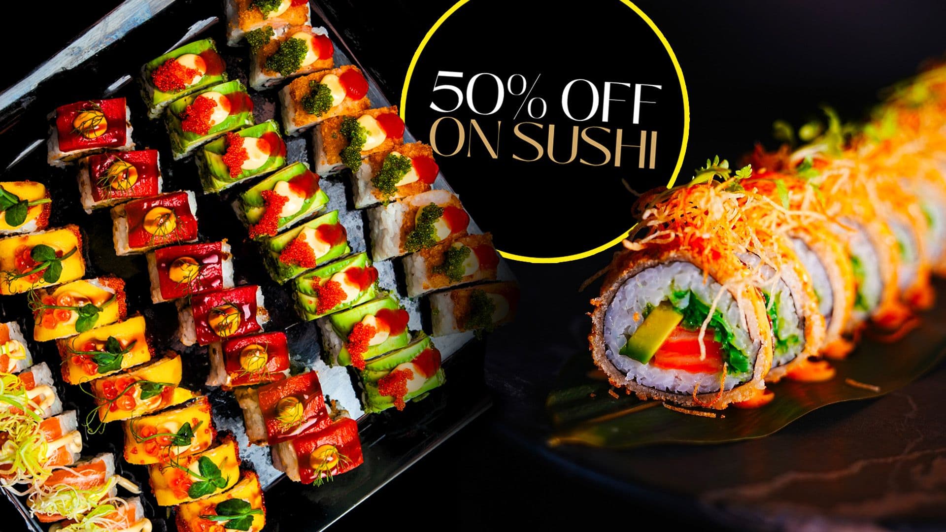 Dive Into March Madness: 50% Off Sushi at Hugo’s Lounge!