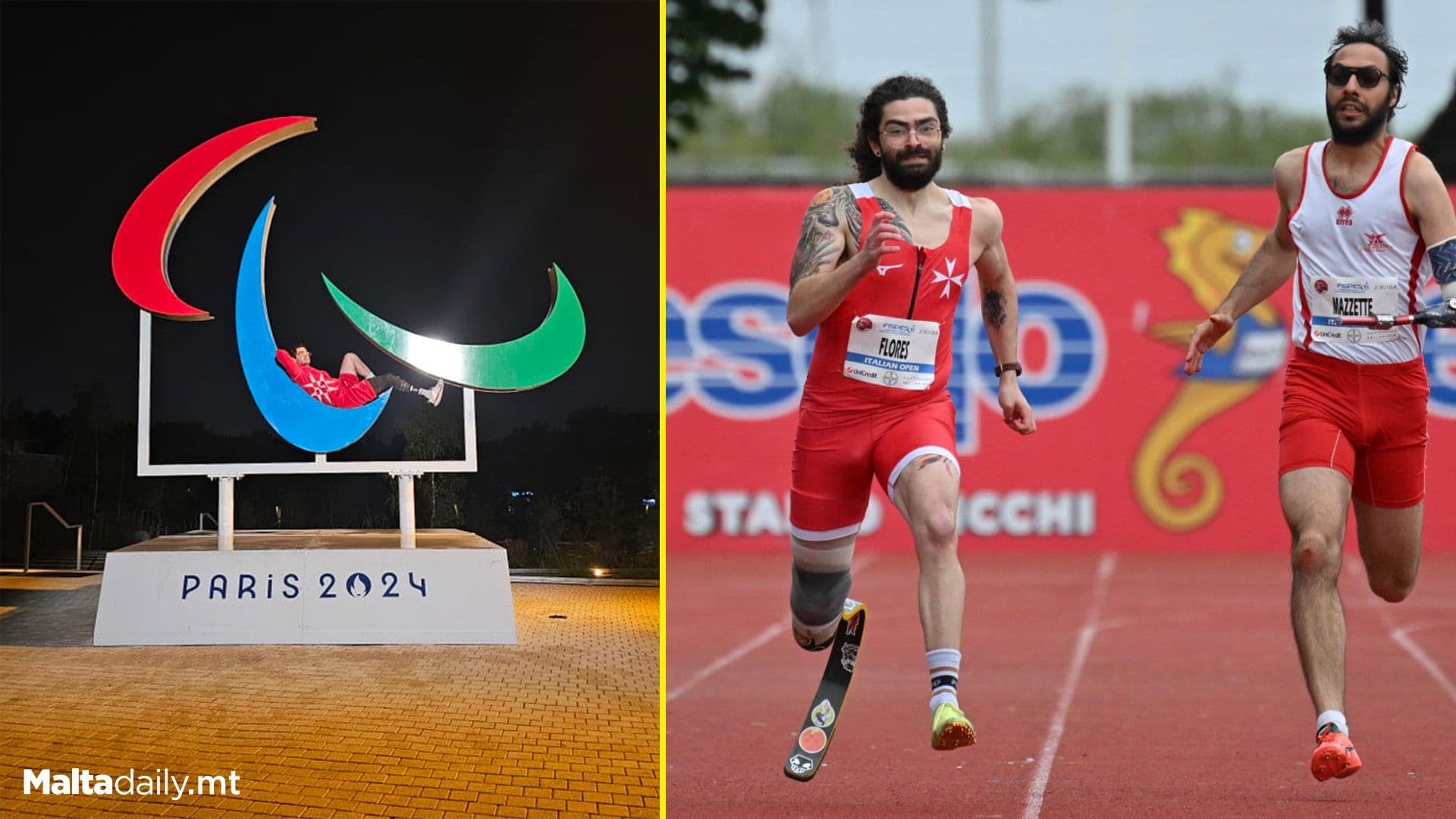 Antionio Flores reflects on representing Malta at Paris Paralympics 2024