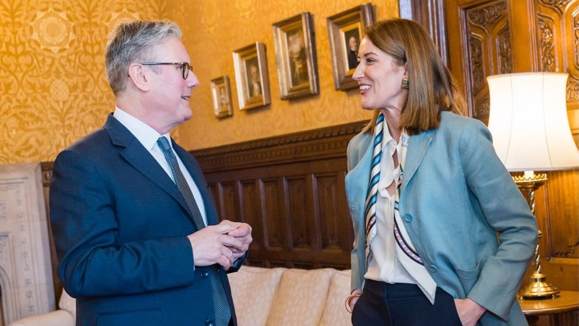 "The Future Between The European Union And The United Kingdom Must Be Built On Stronger Links," Says Roberta Metsola