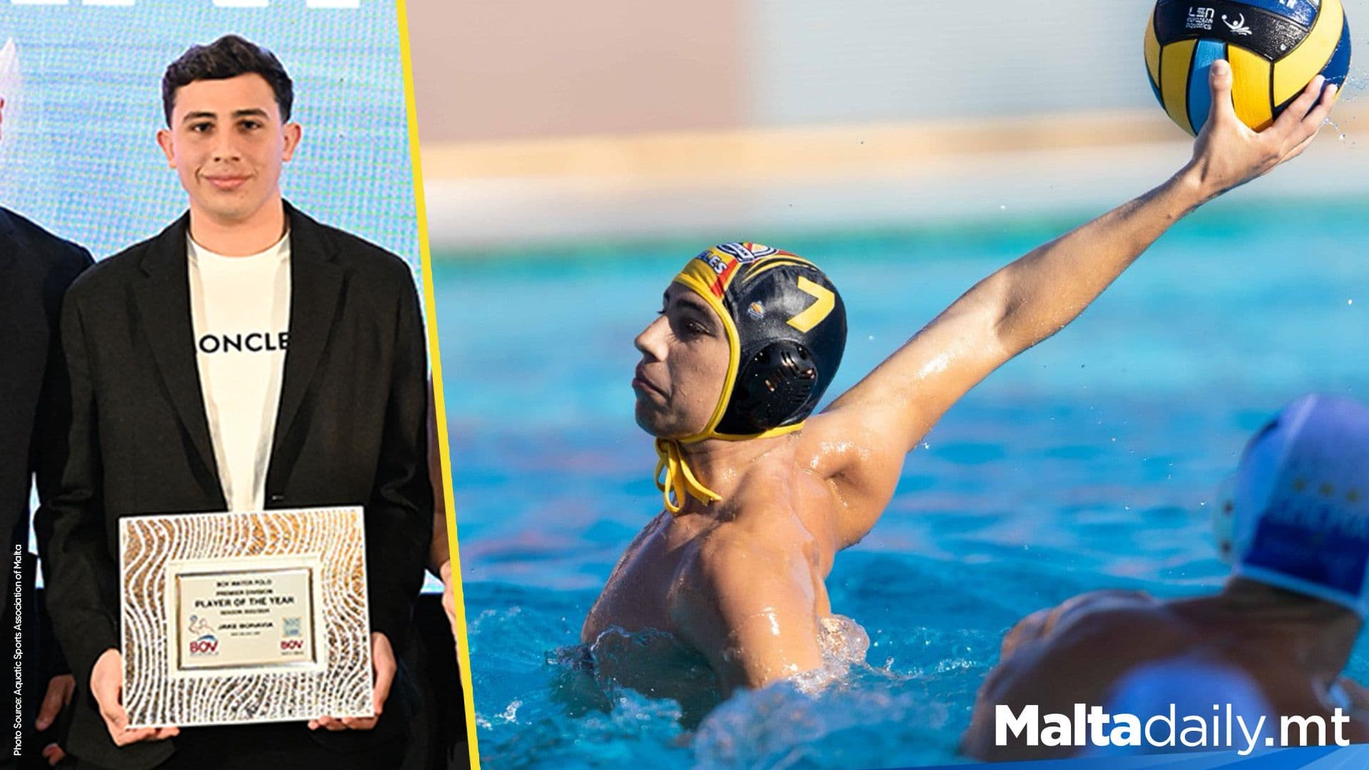 San Ġiljan’s Jake Bonavia Named Bov Waterpolo Premier League Player Of The Year