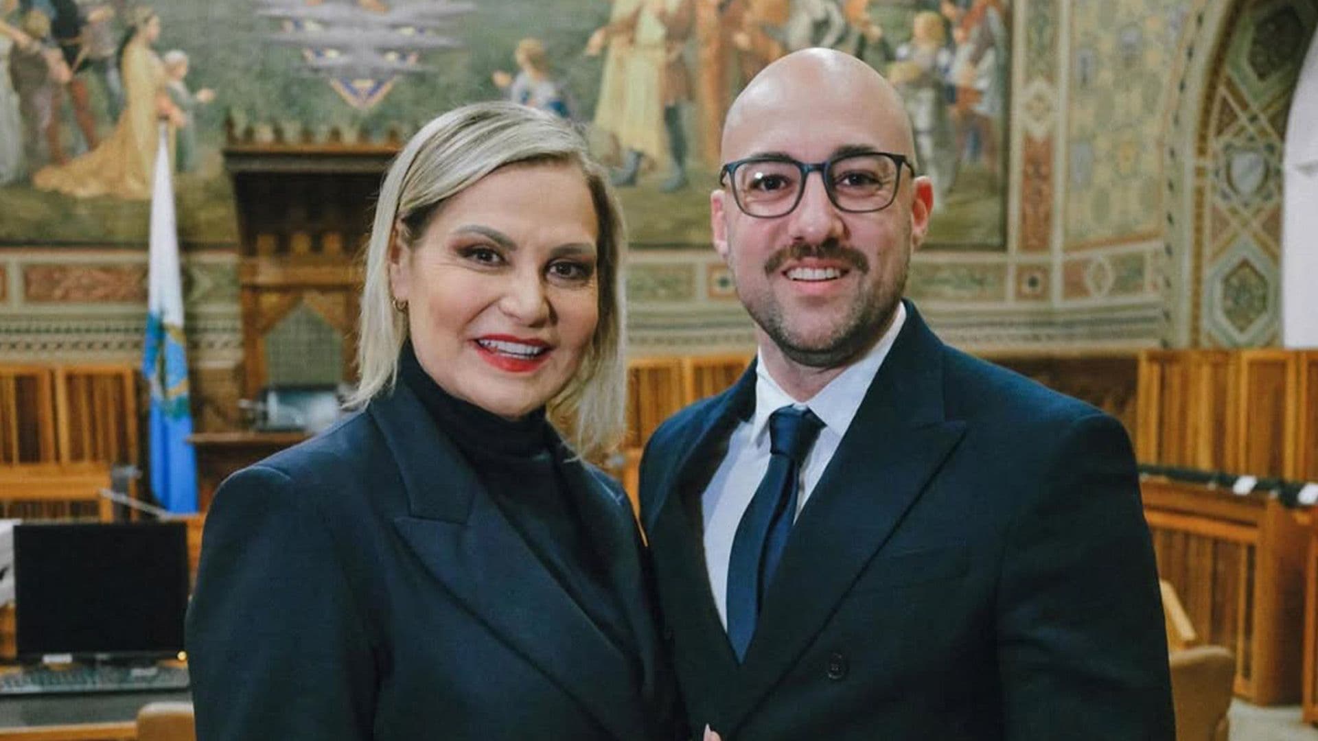 Local Producer Joseph Cauchi Meets Italian Reality Star Simona Ventura