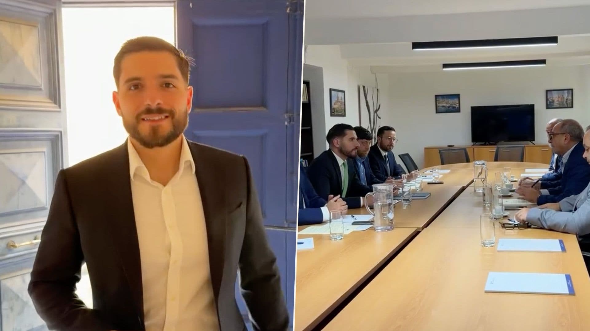 Alex Borg Holds 1st Official Meeting At New Valletta Offices