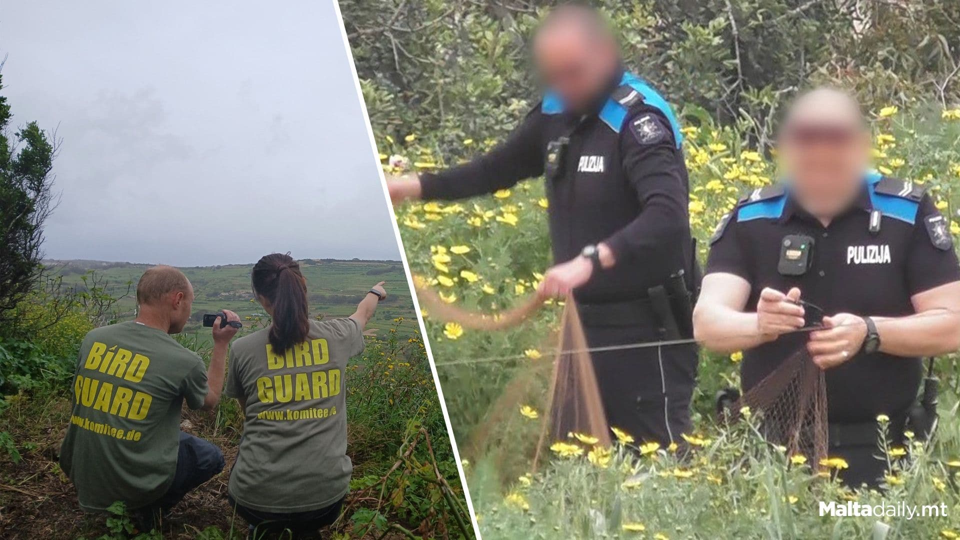 19 Hunters Caught Trapping Birds