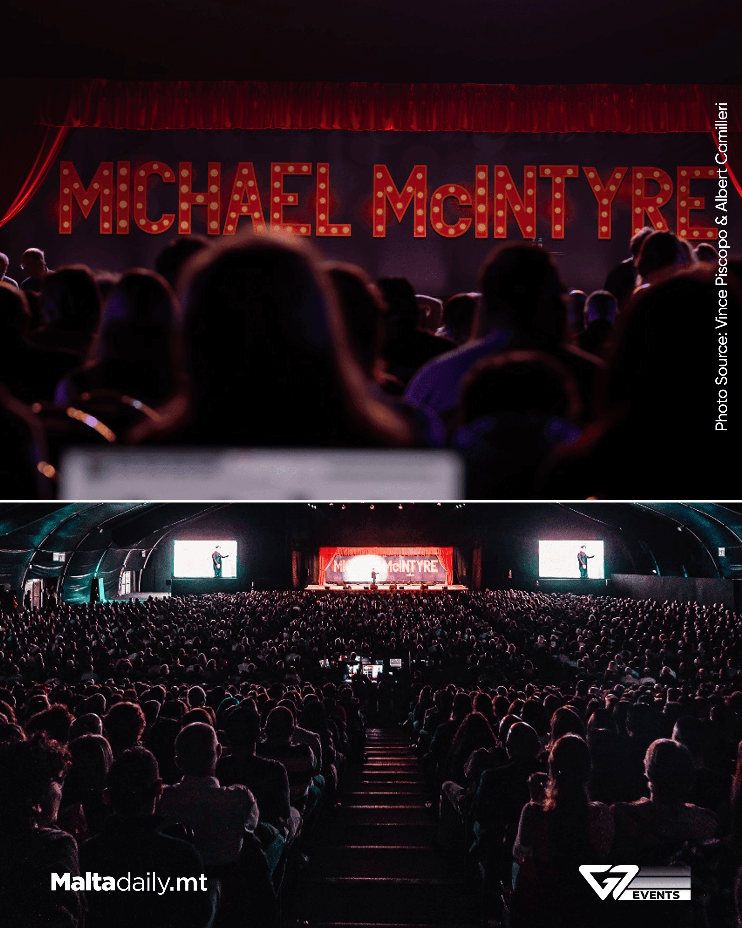 Laughter Takes Over Malta as Michael McIntyre Delivers Two Sold-Out Shows