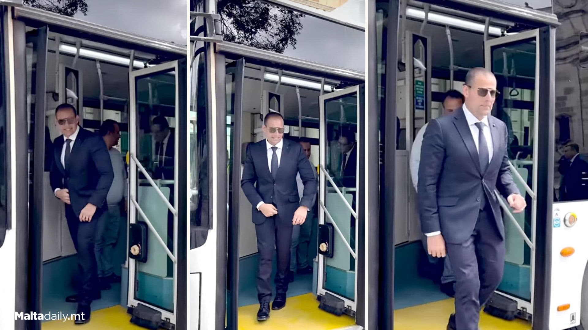 Prime Minister uses Bus To Get To Envision 2050 Conference