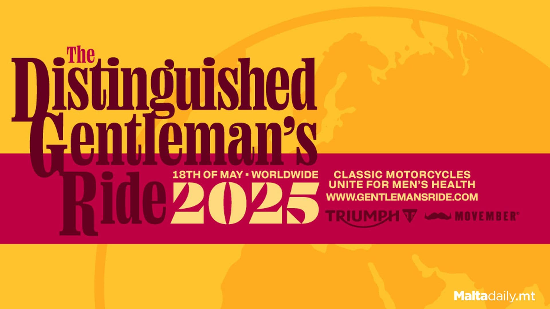 Get Ready For The Distinguished Gentlemen’s Ride