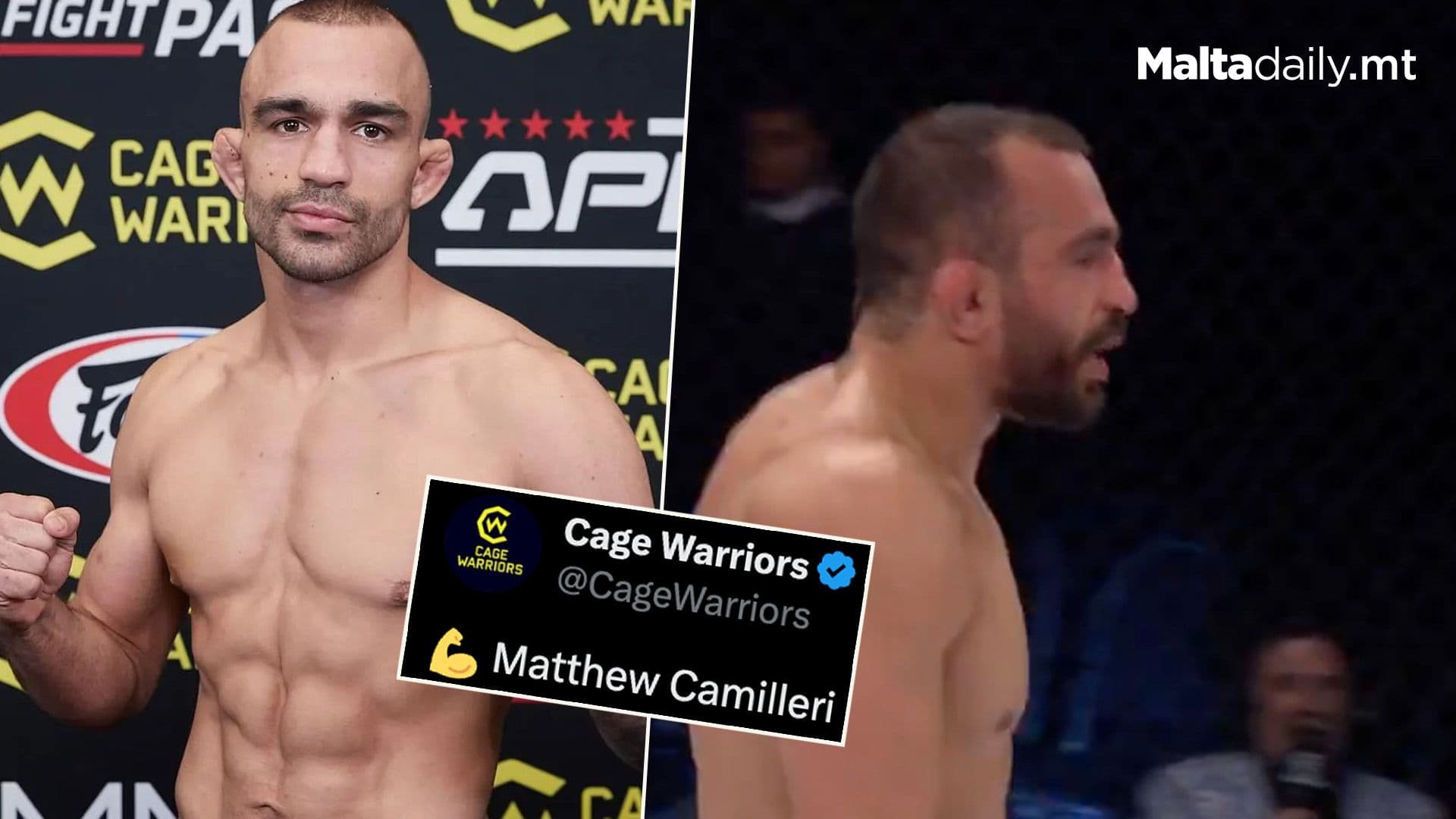 Matthew Camilleri First Maltese To Win Cage Warriors