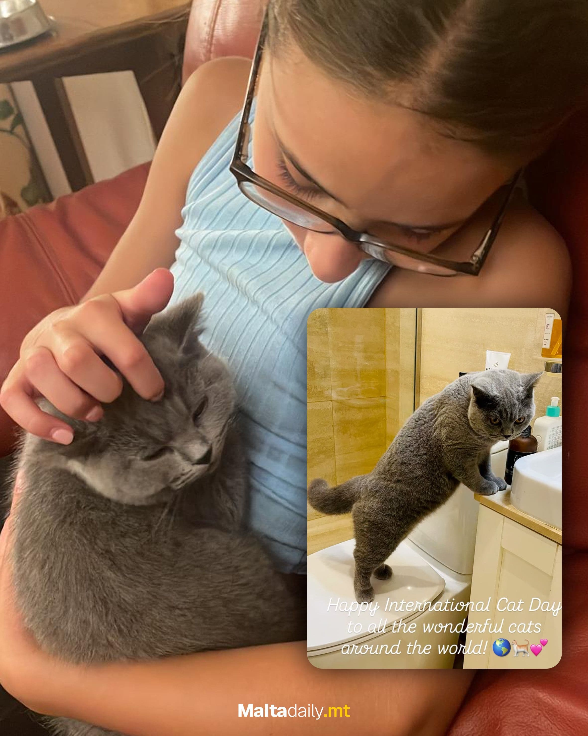 Lydia Abela Shares Daughter Giorgia Mae’s Cats For International Cat Day