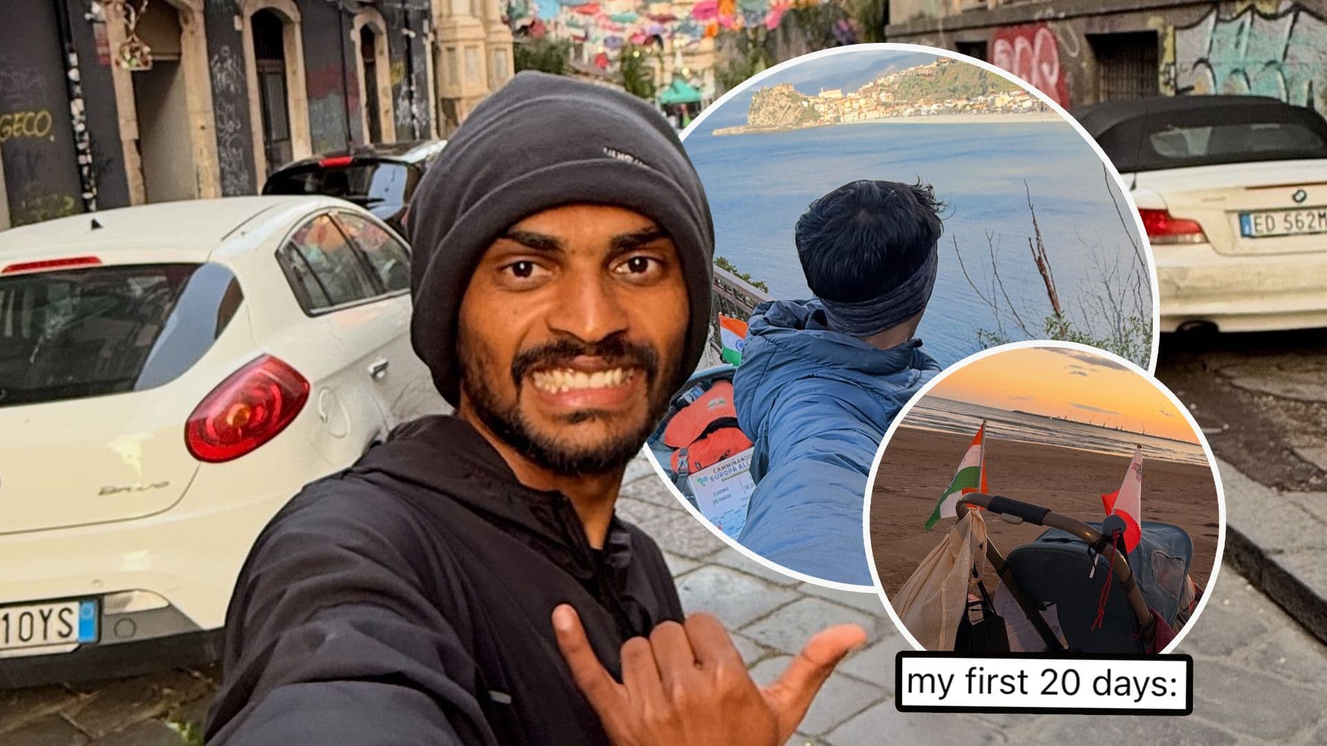 Man Walking From Malta To India Shares Photos From First 20 Days