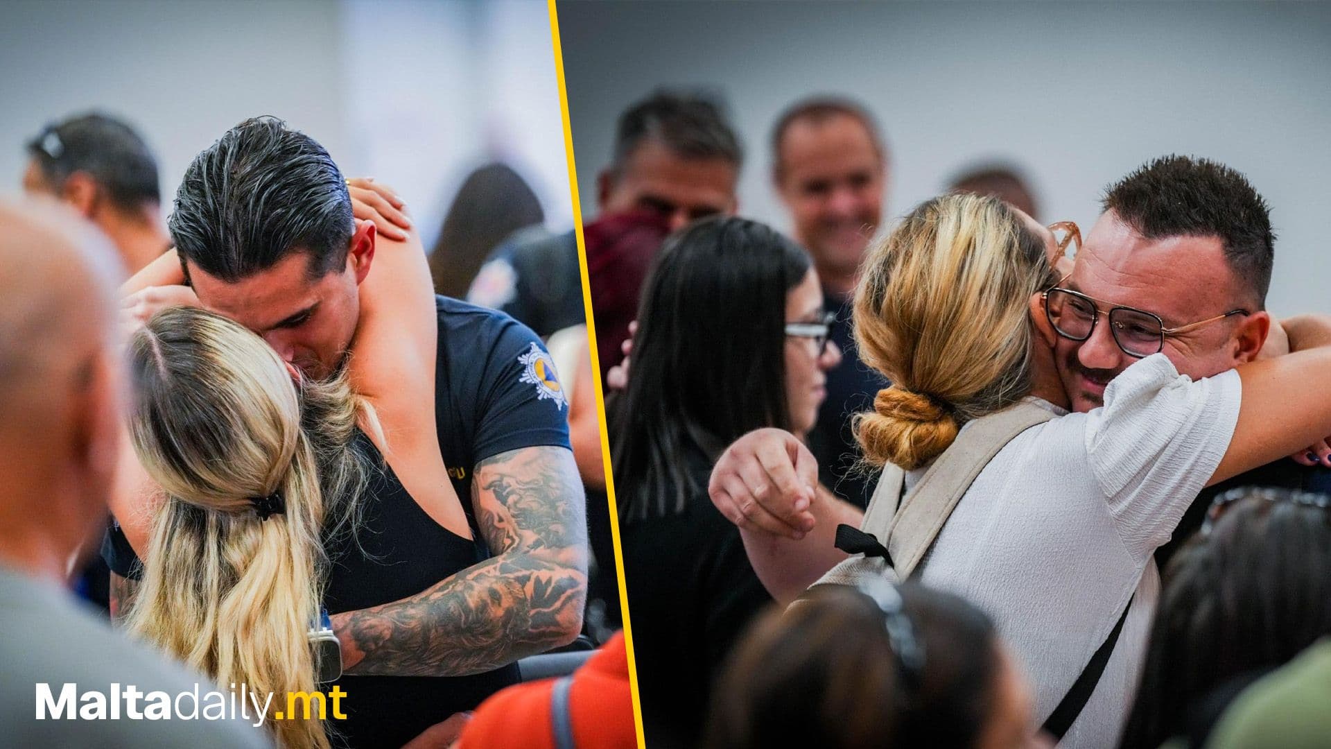 Maltese Firefighters Return Home After Portugal Mission