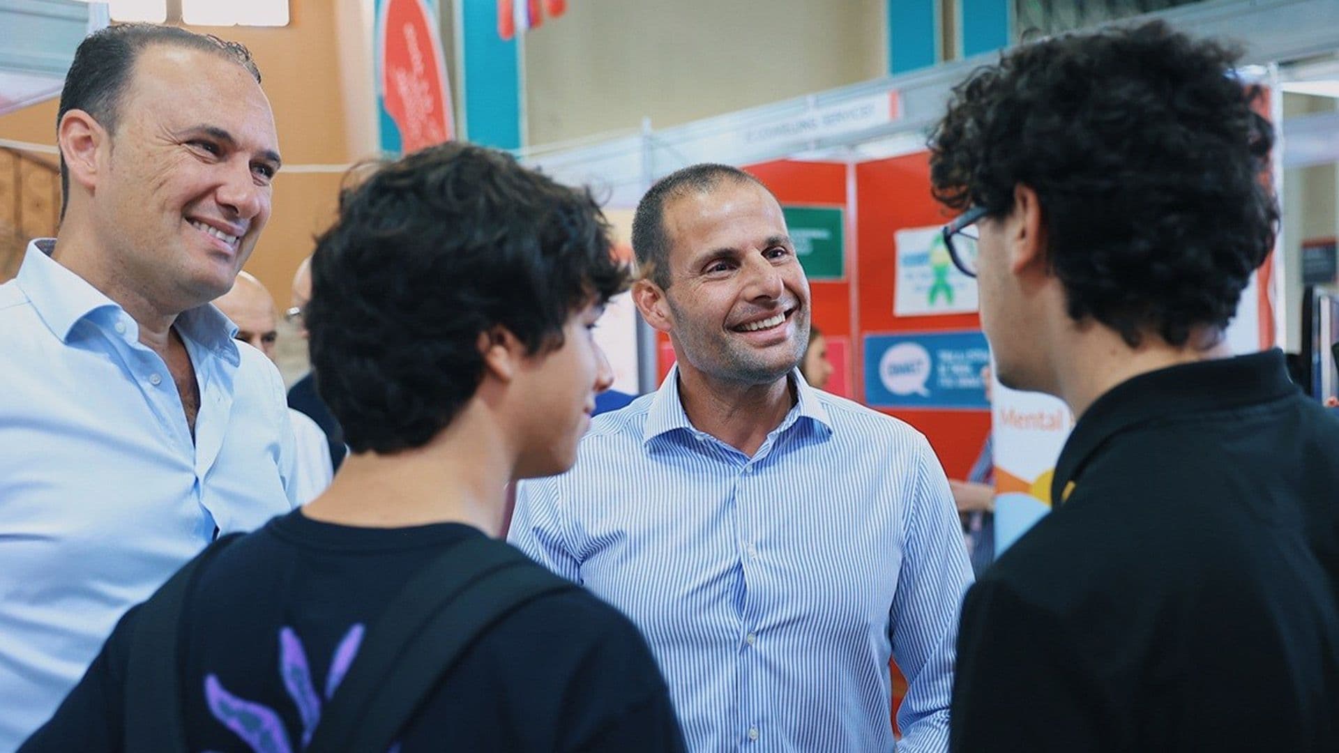 PM Visits Junior College & University Of Malta Students