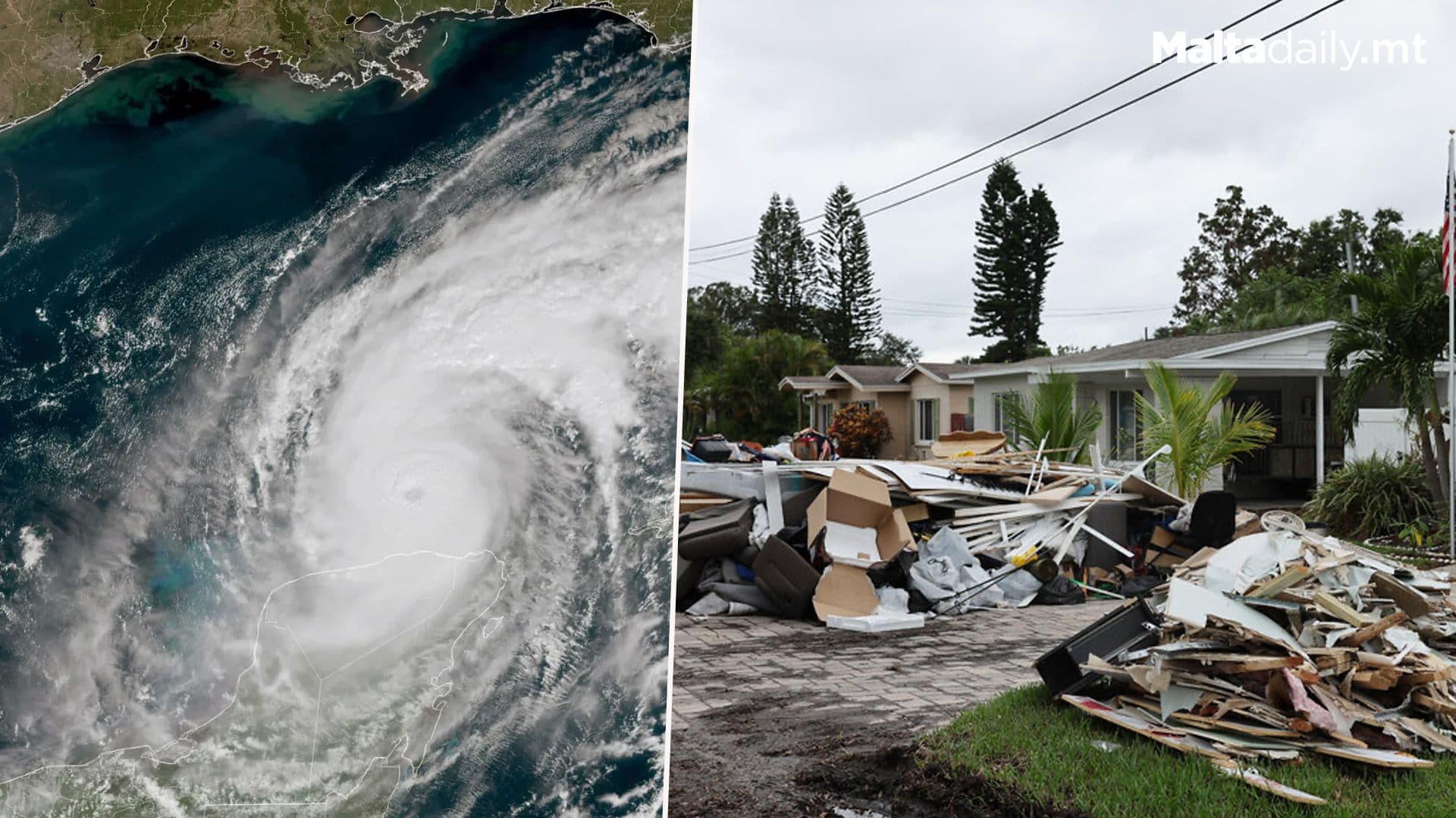 Hurricane Milton Hits Florida Hard Destroying Houses And Power In The State