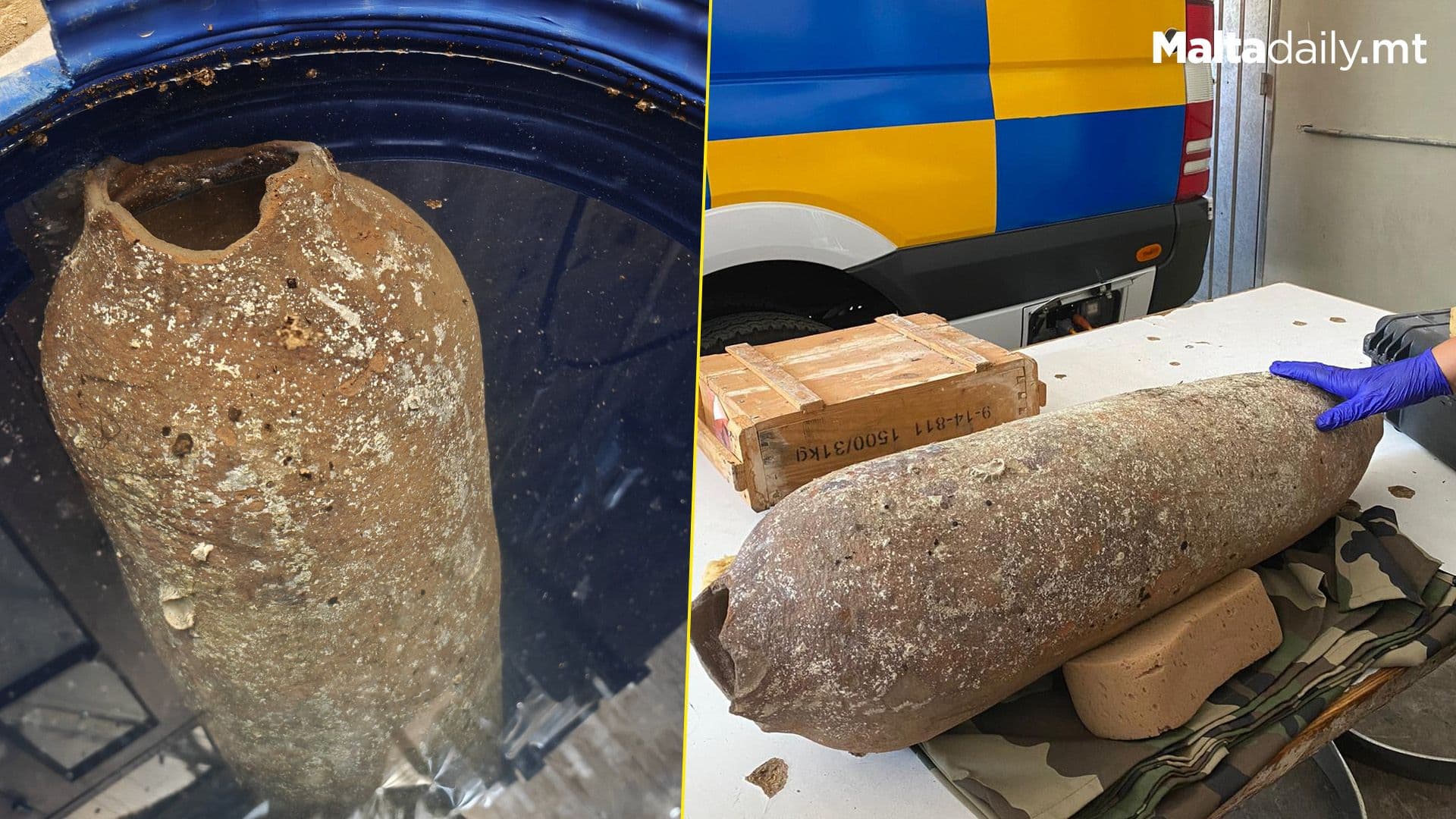 Ancient Amphora Discovered Underwater In St. Paul’s Bay