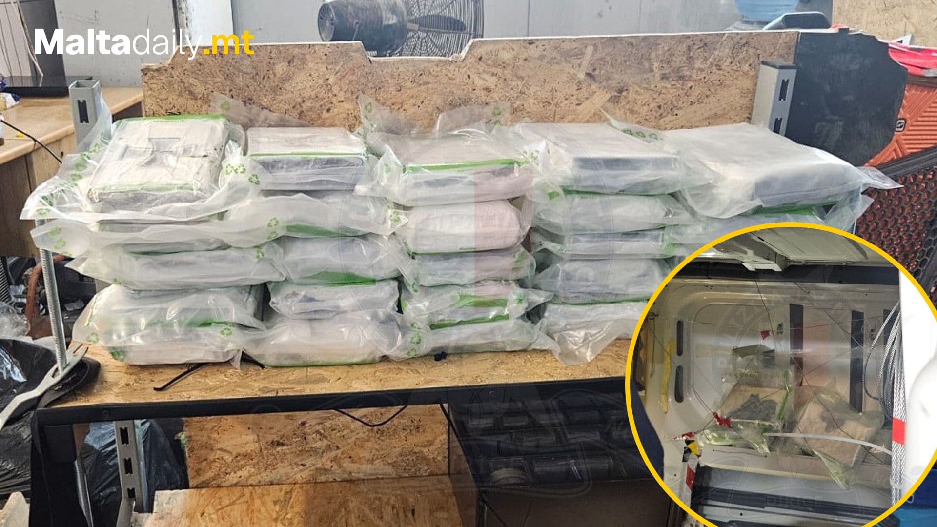 Man Arrested Over €1.5 Million Malta Drug Smuggling Attempt